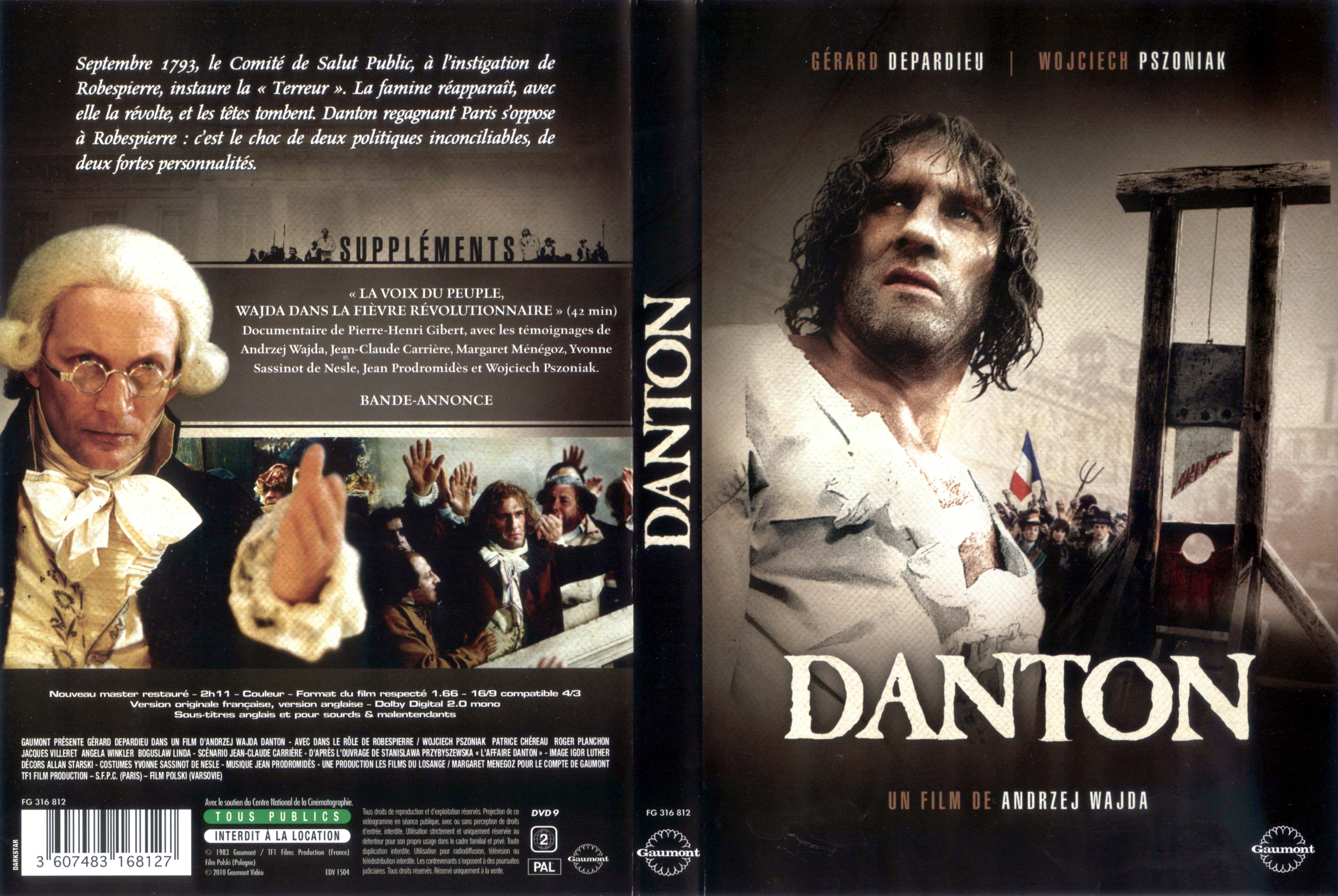 Jaquette DVD Danton v2
