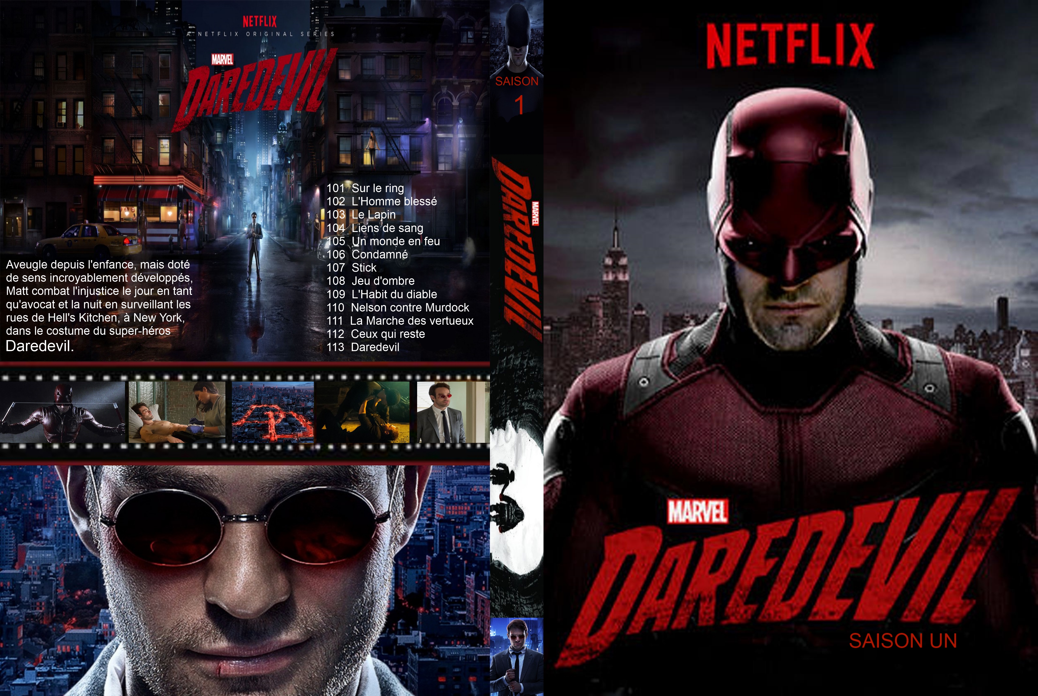 Jaquette DVD Daredevil Saison 1 custom