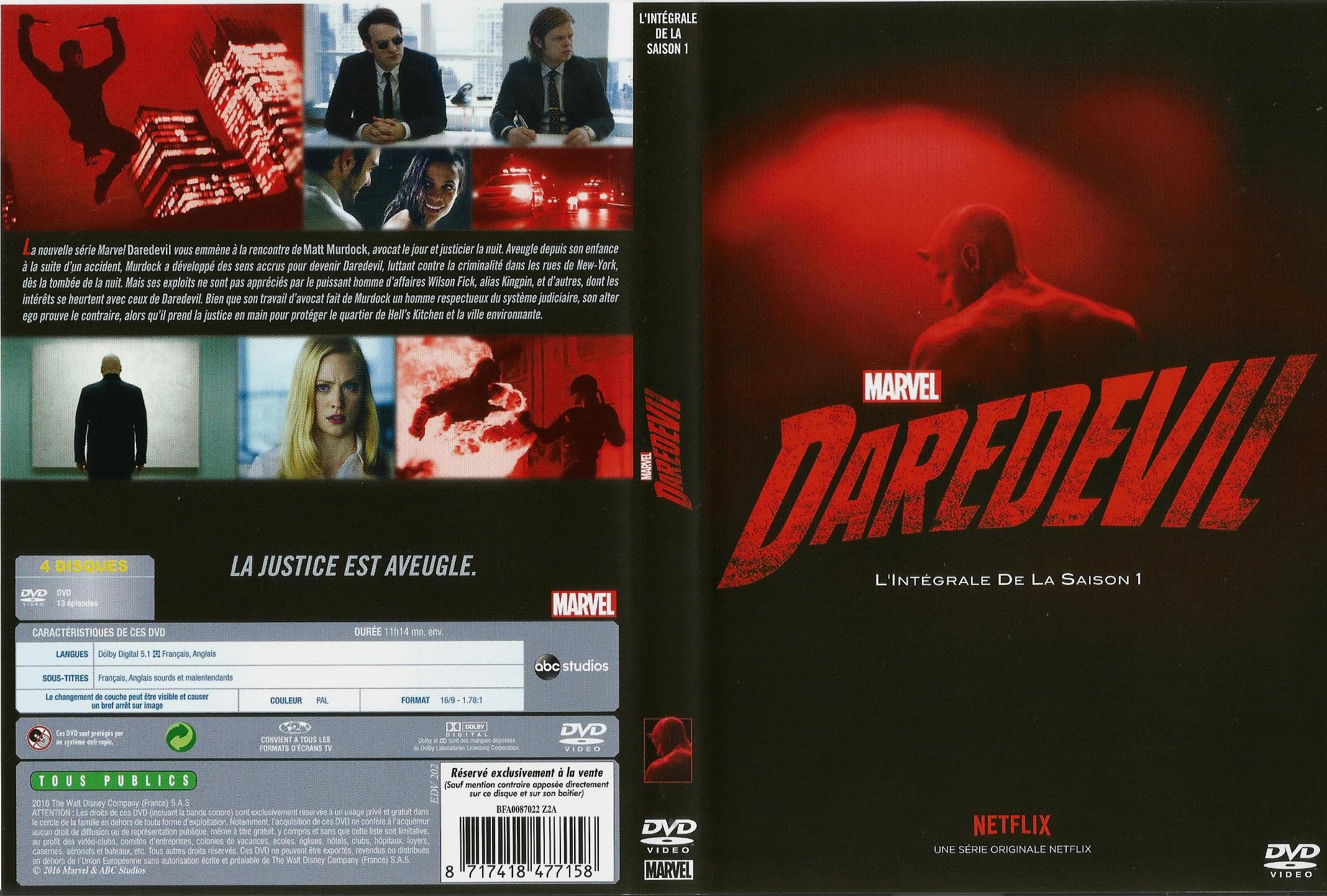 Jaquette DVD Daredevil saison 1