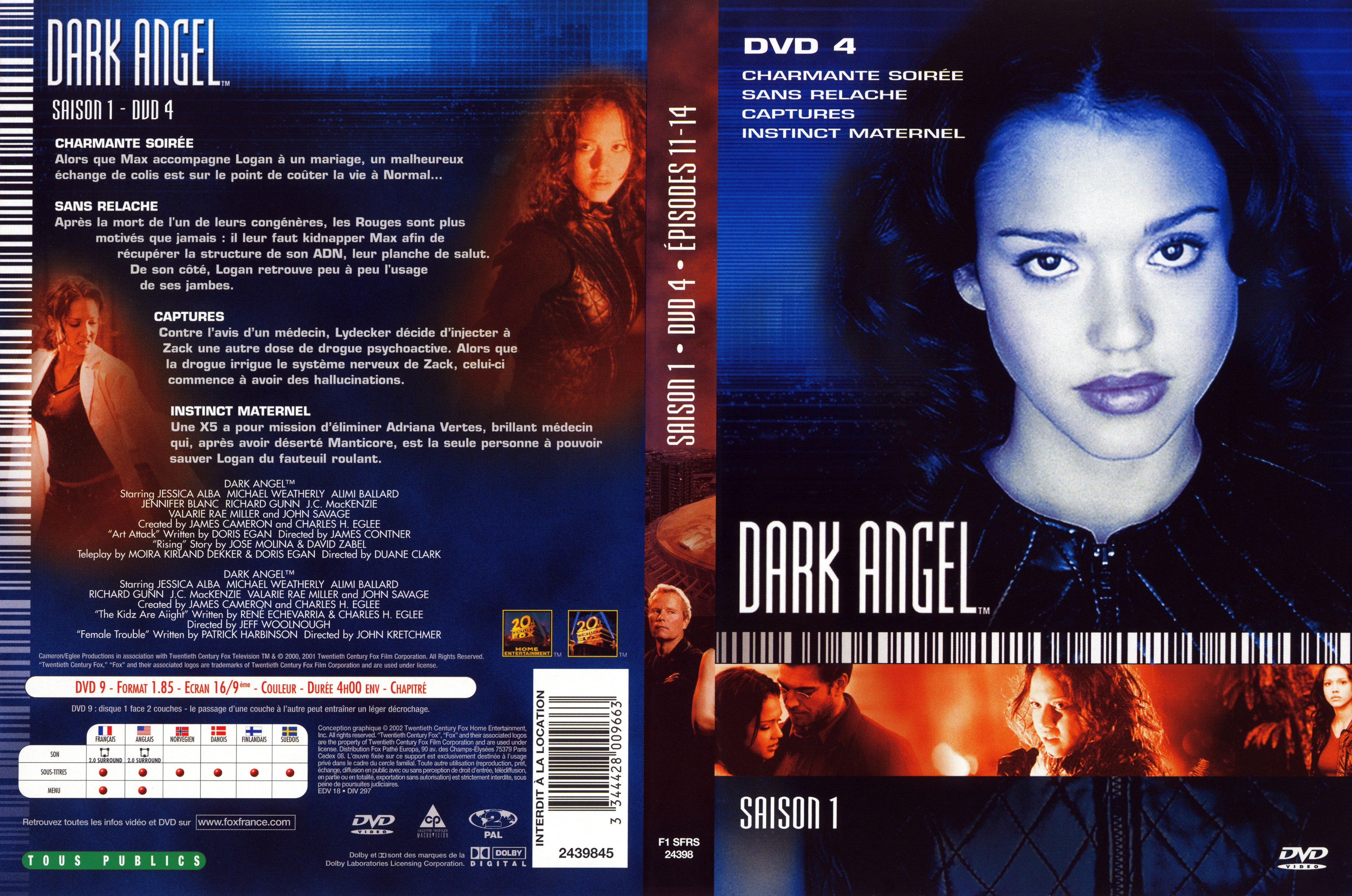 Jaquette DVD Dark Angel Saison 1 DVD 4