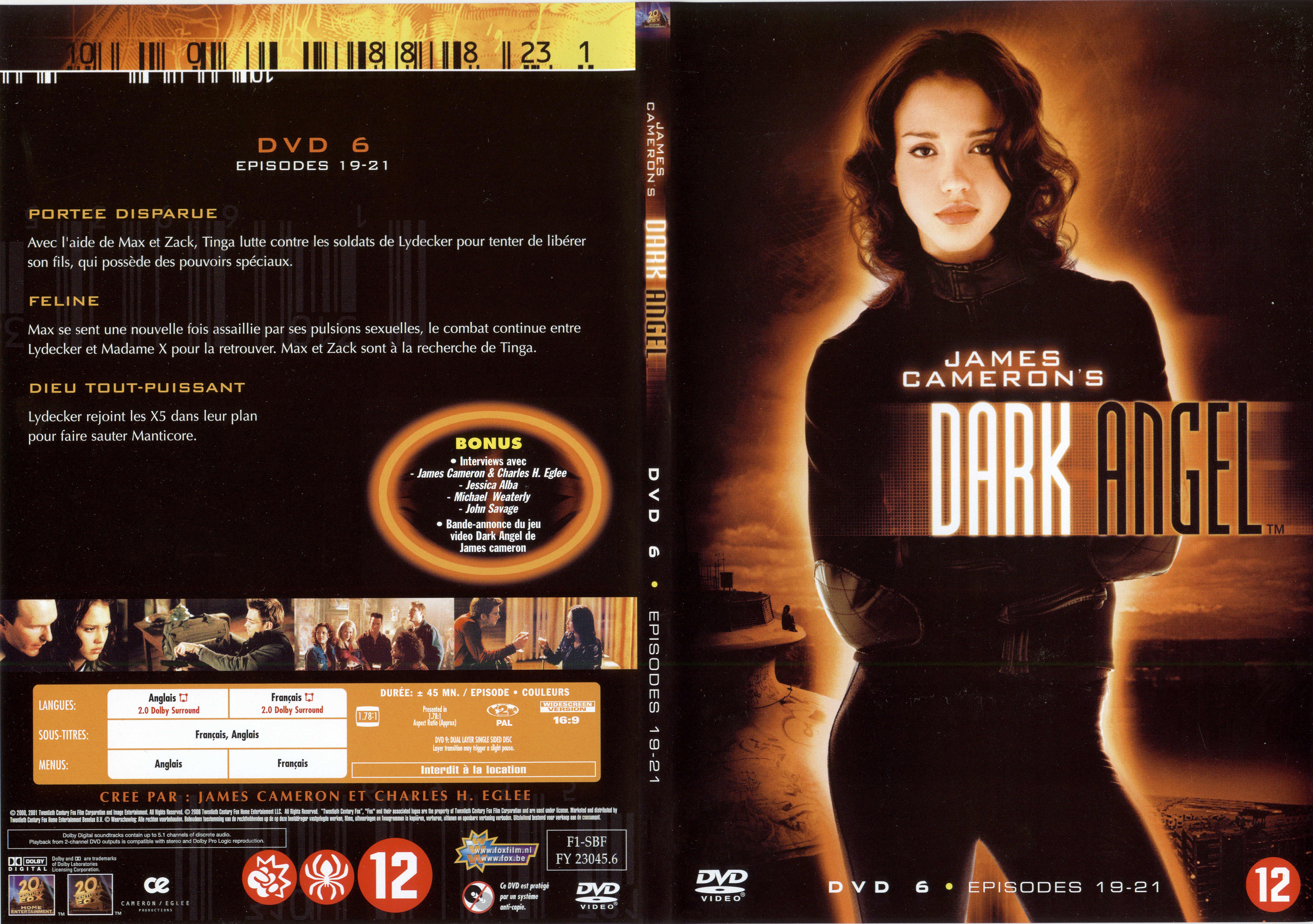 Jaquette DVD Dark Angel Saison 1 DVD 6 v2