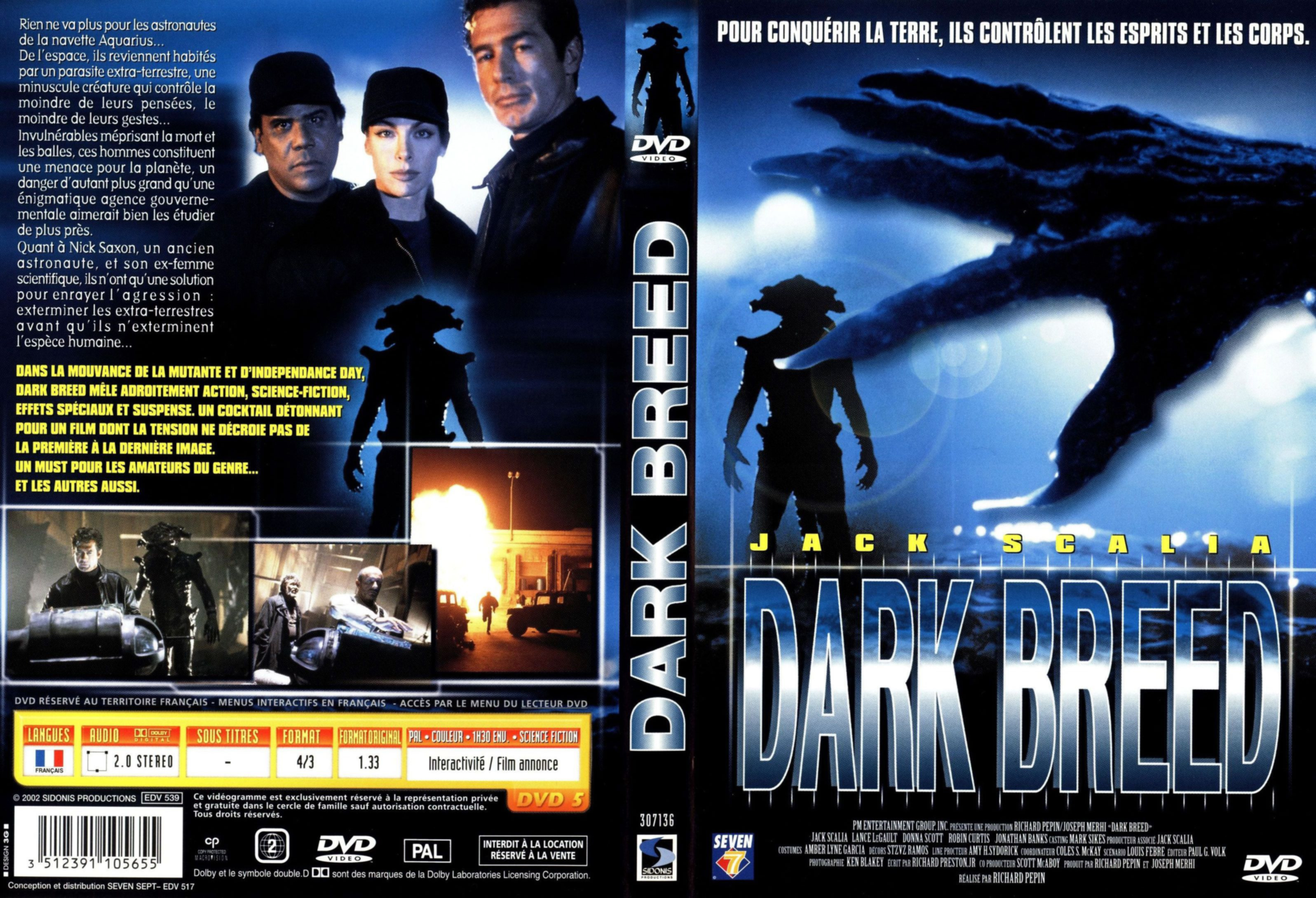 Jaquette DVD Dark Breed v2