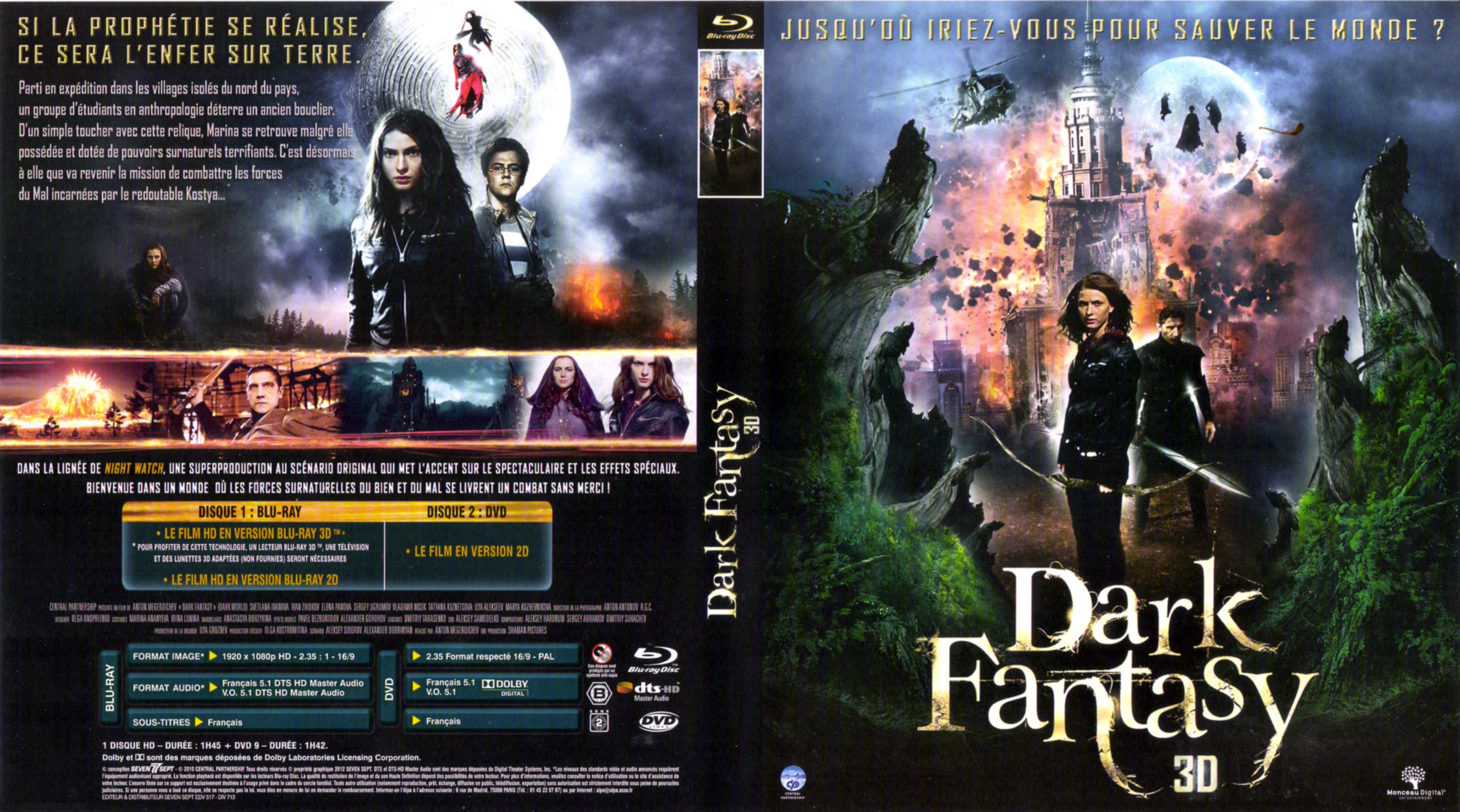 Jaquette DVD Dark Fantasy 3D (BLU-RAY)