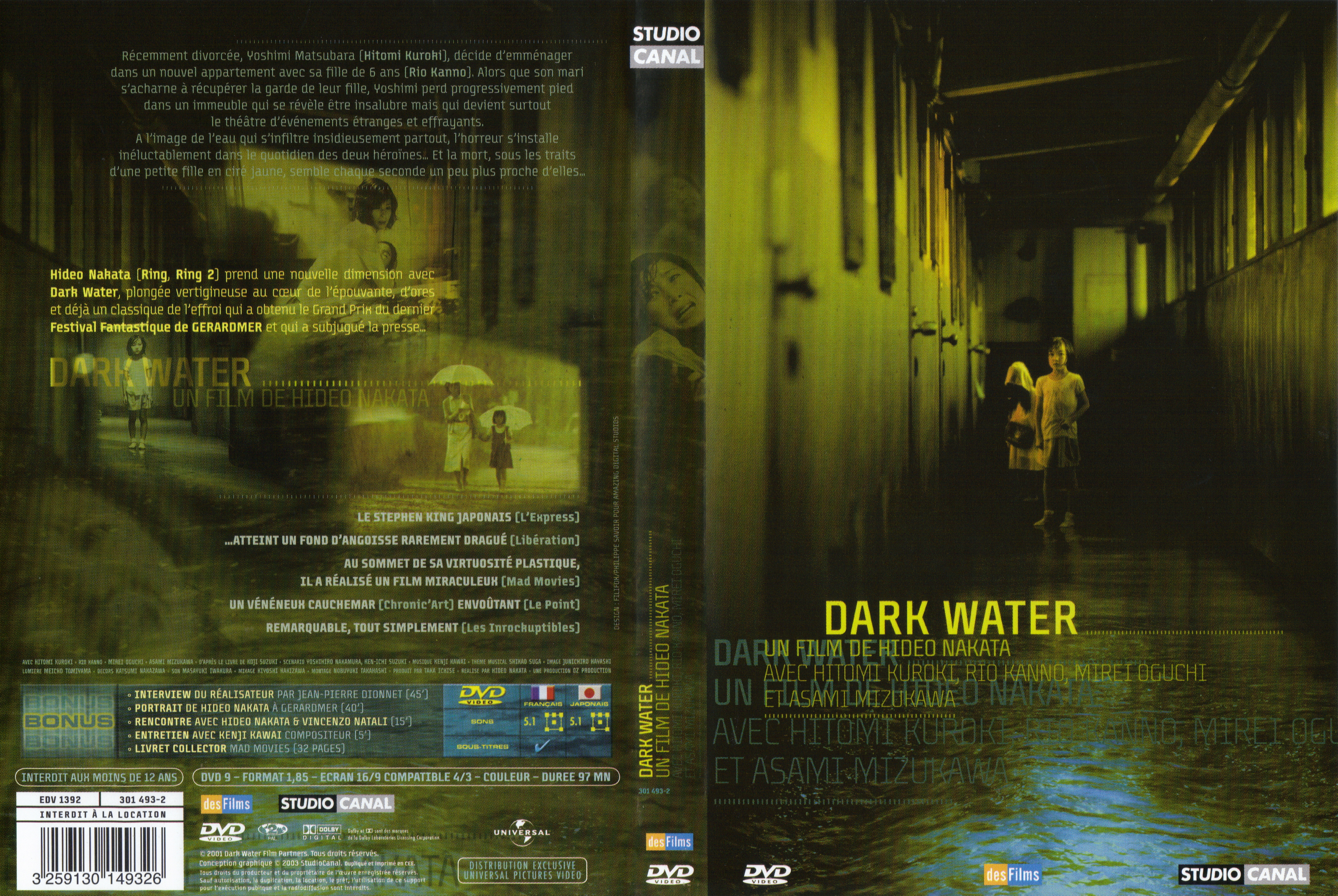 Jaquette DVD Dark Water v2
