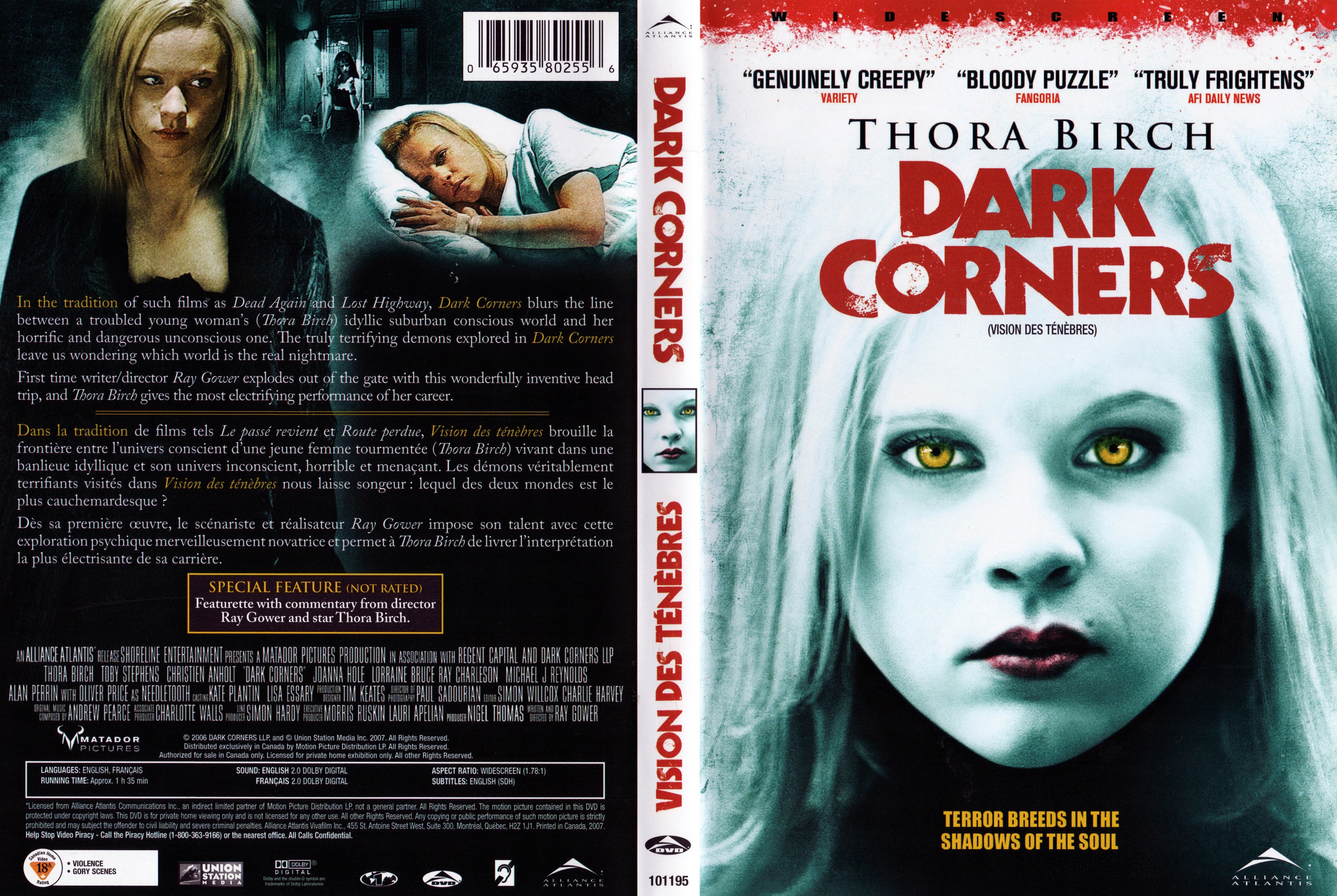 Jaquette DVD Dark corners - Vision des tenebres