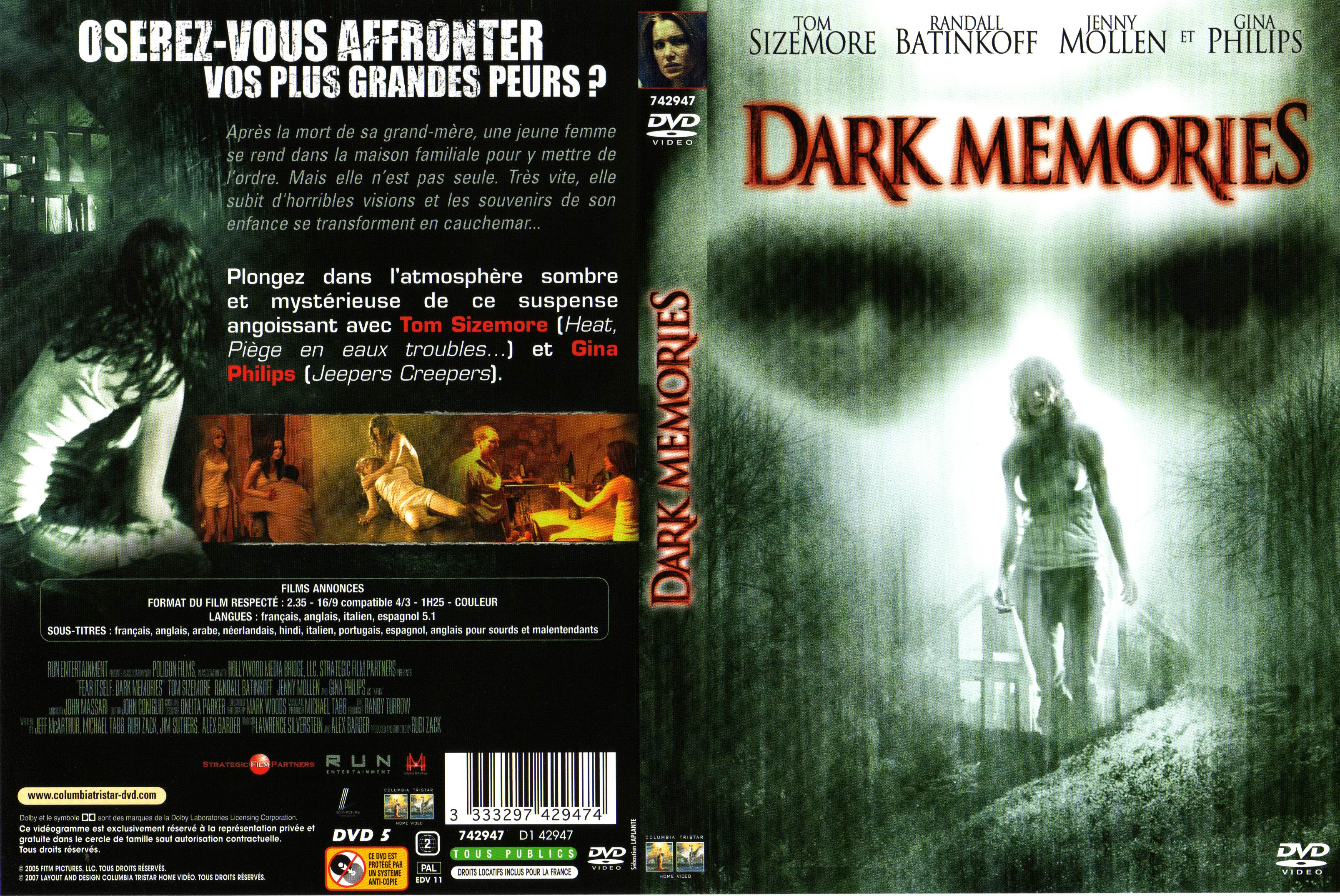 Jaquette DVD Dark memories