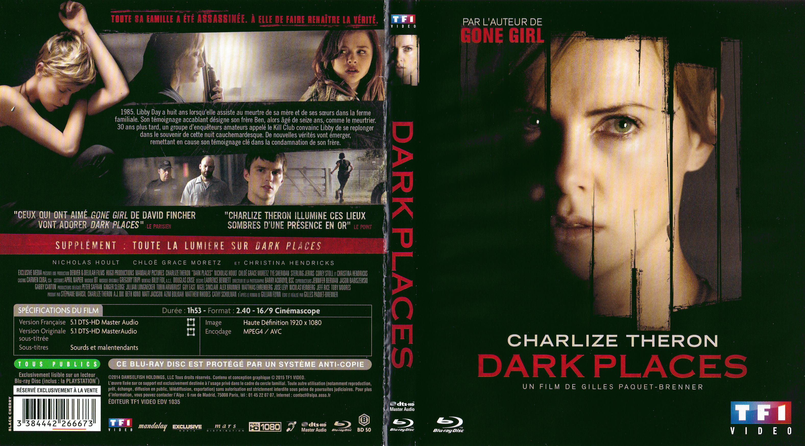 Jaquette DVD Dark places (BLU-RAY)