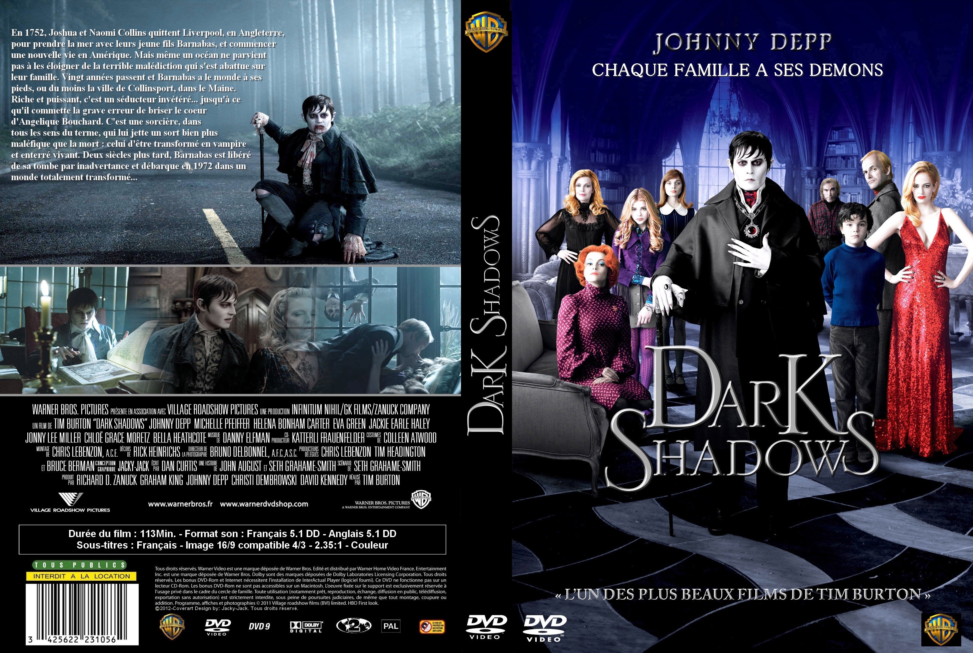 Jaquette DVD Dark shadows custom v2