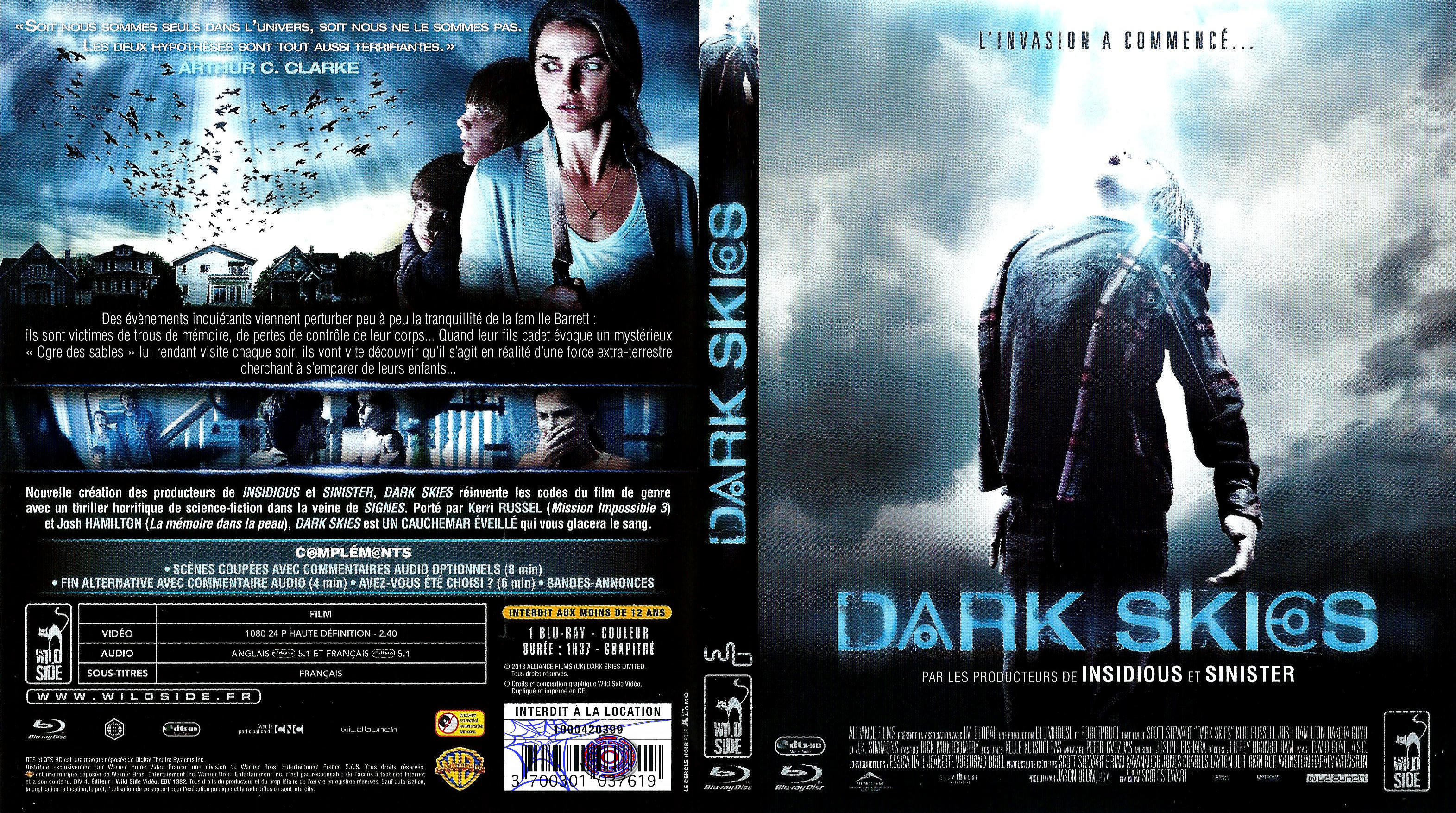 Jaquette DVD Dark skies (BLU-RAY)