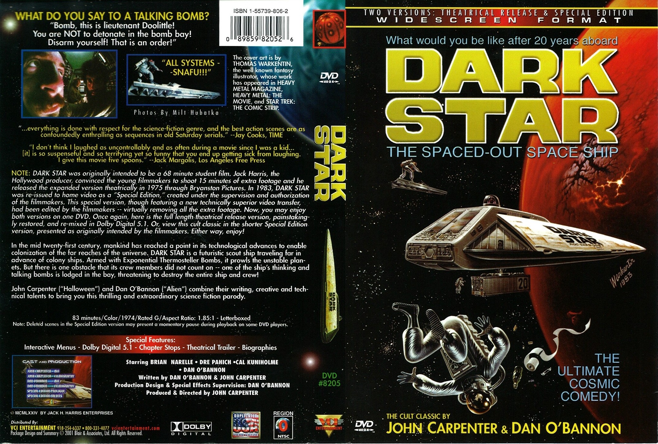 Jaquette DVD Dark star Zone 1