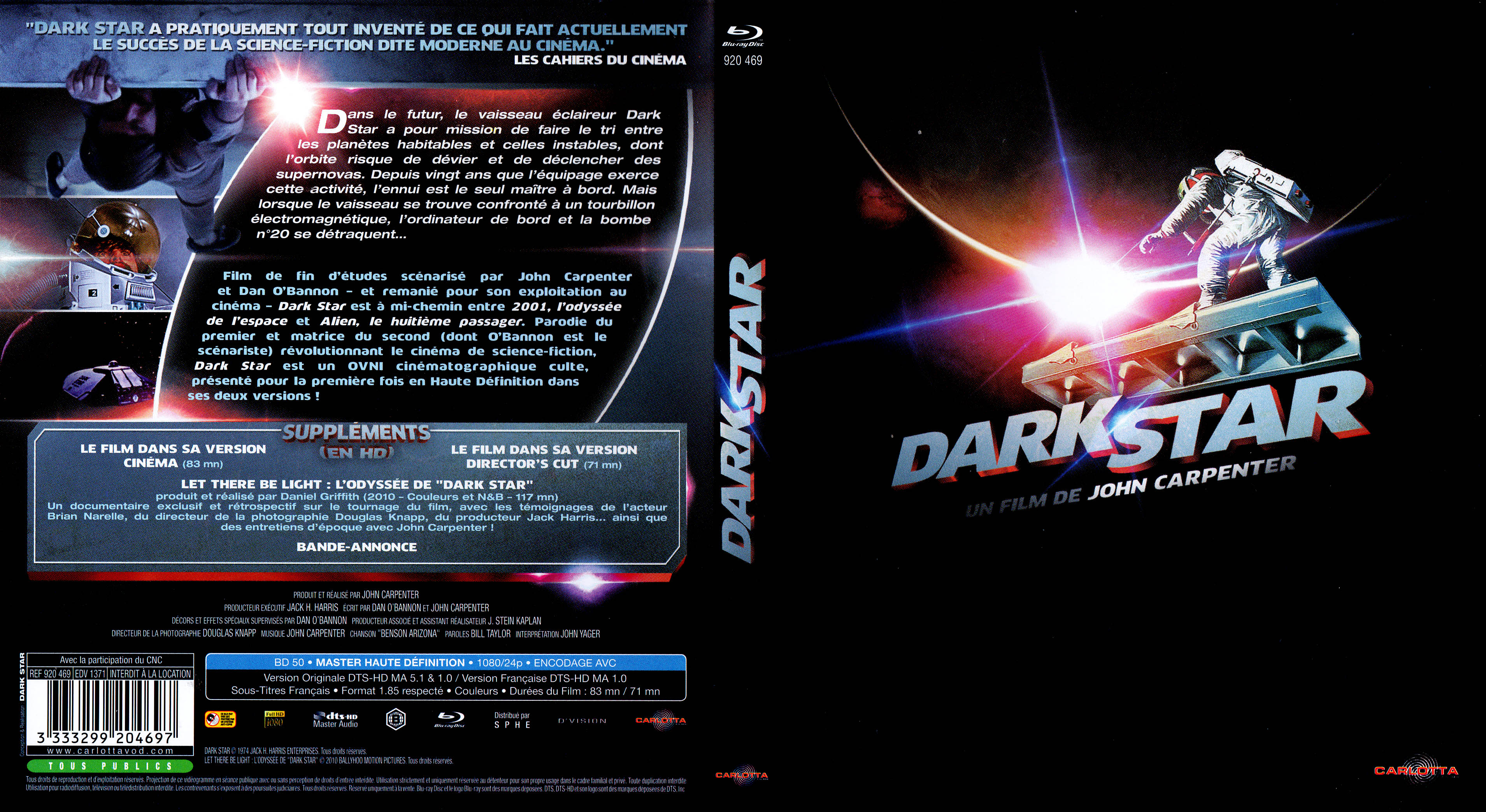 Jaquette DVD Dark star (BLU-RAY)