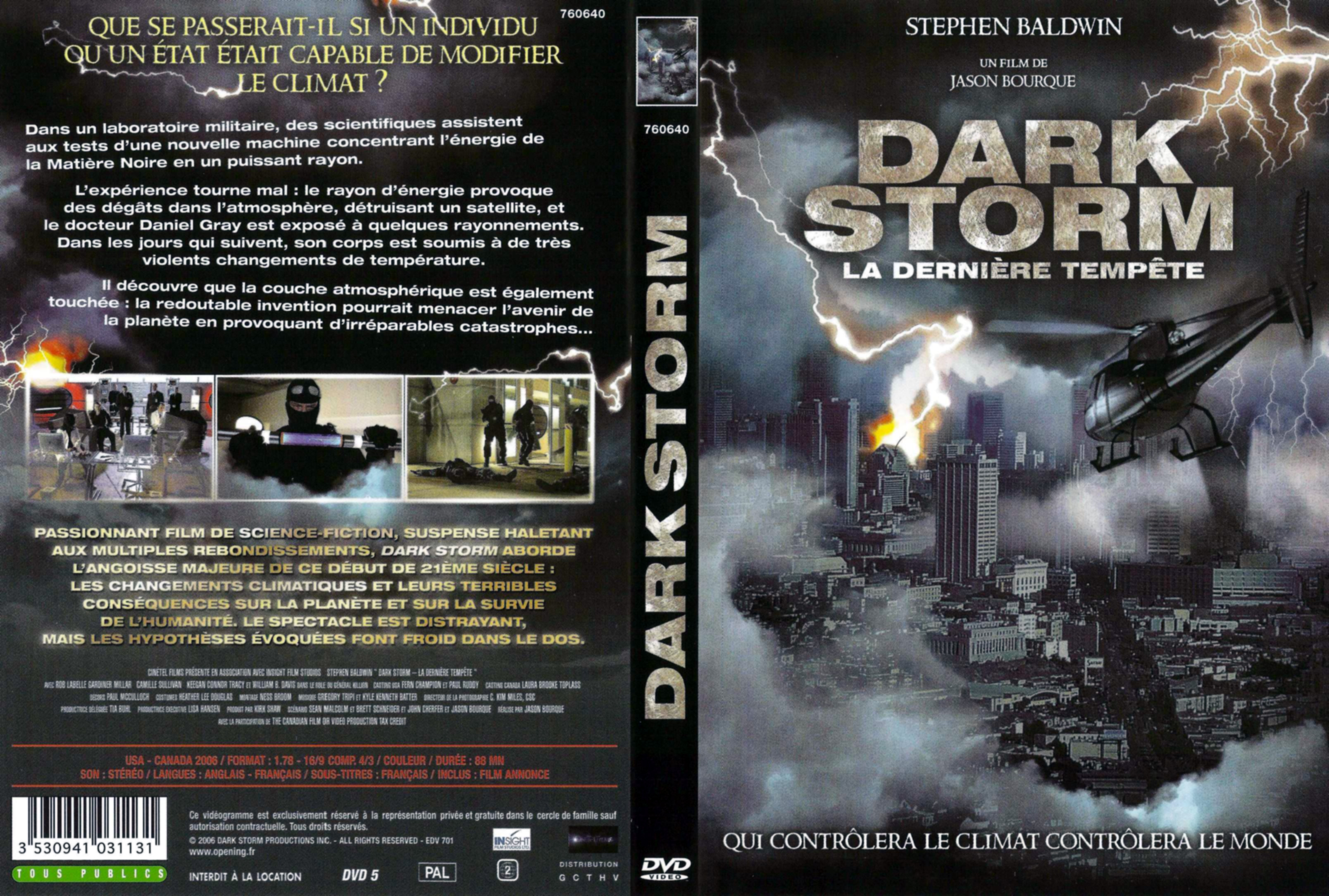 Jaquette DVD Dark storm