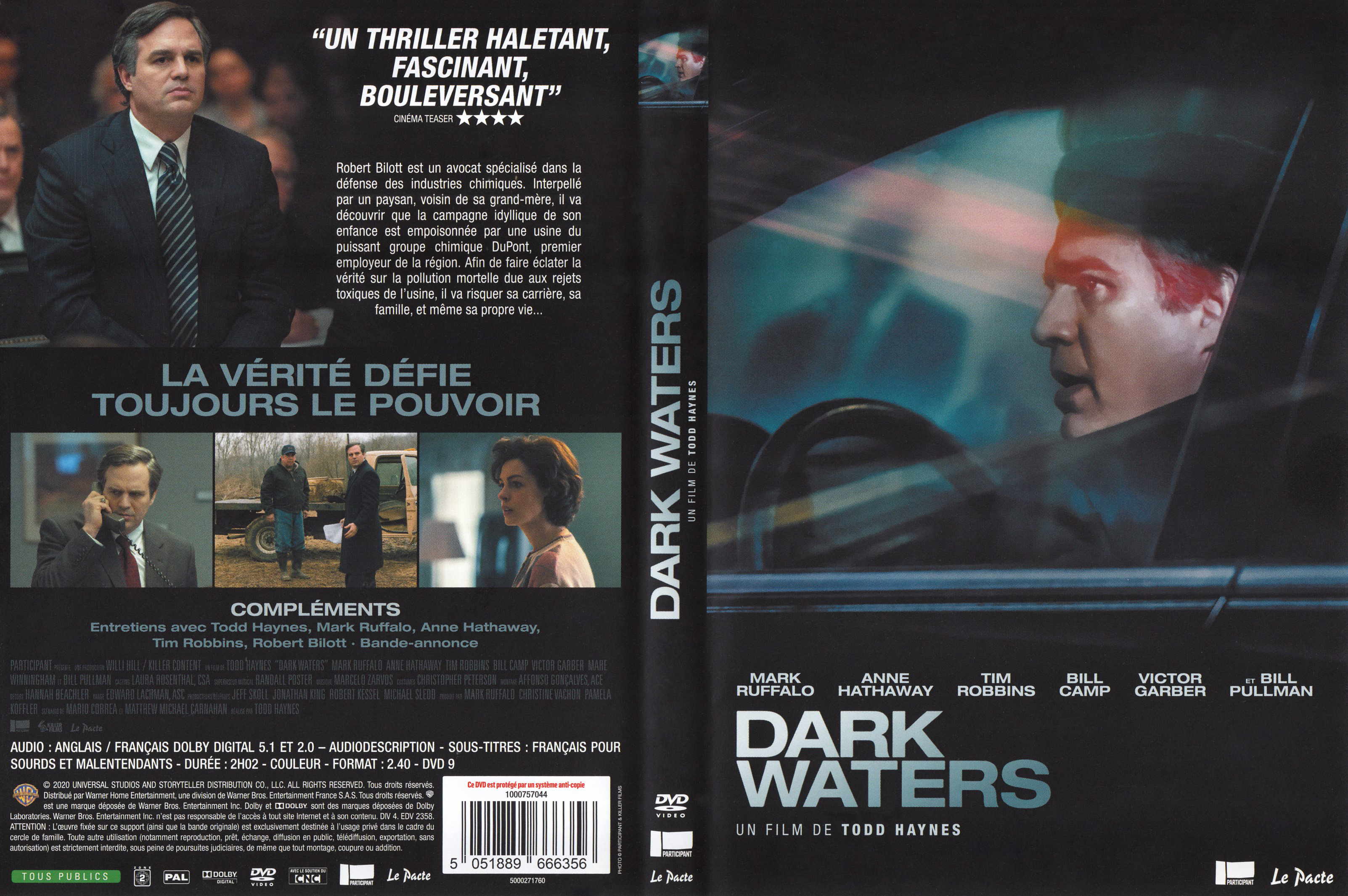 Jaquette DVD Dark waters (2020)
