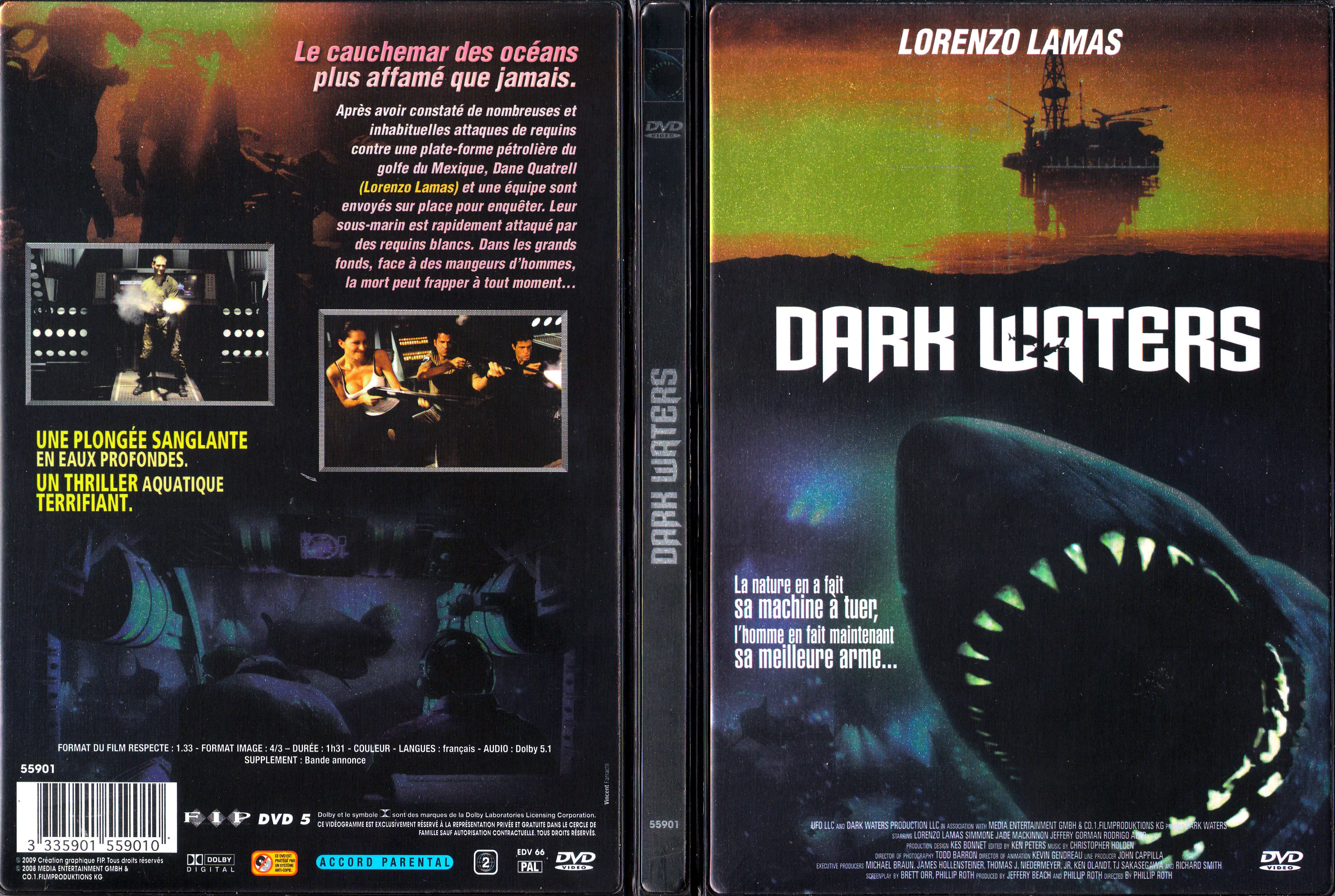 Jaquette DVD Dark waters (Lorenzo Lamas)
