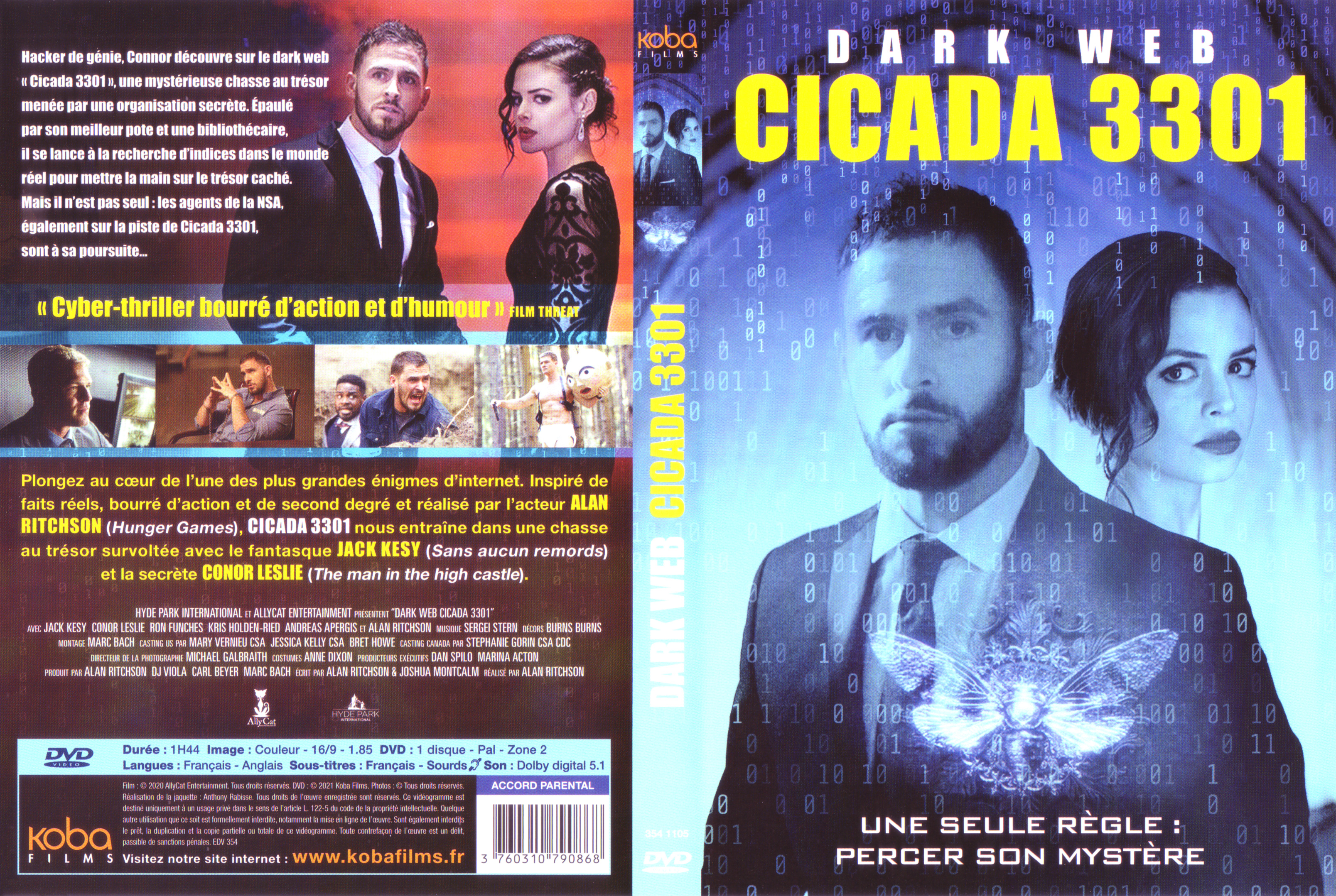 Jaquette DVD Dark web Cicada 3301