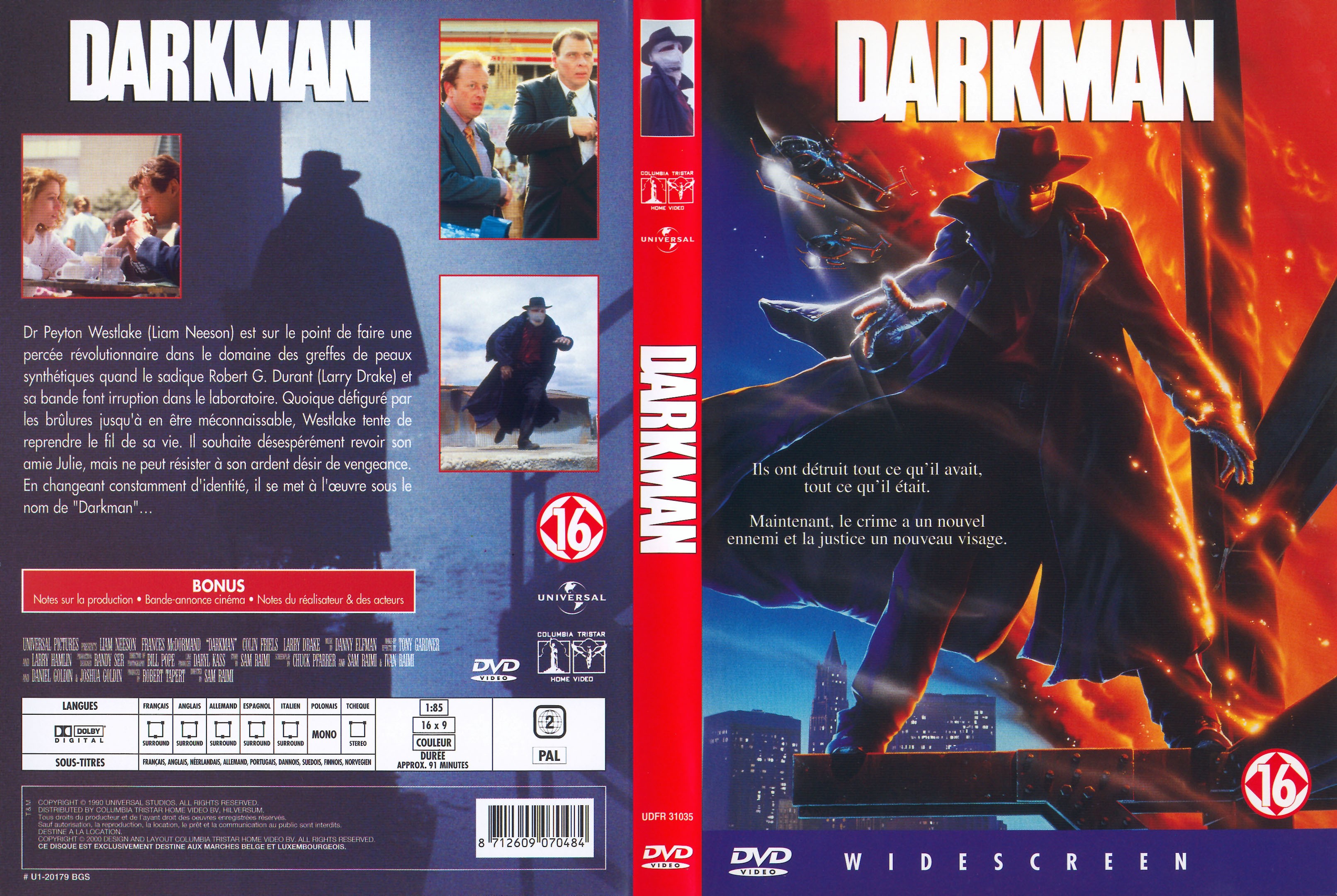 Jaquette DVD Darkman
