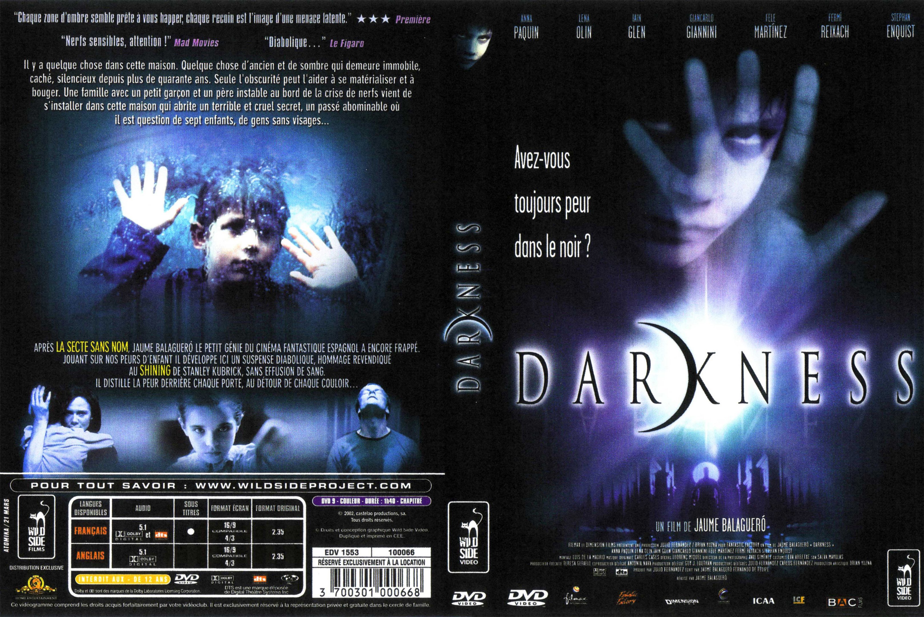 Jaquette DVD Darkness