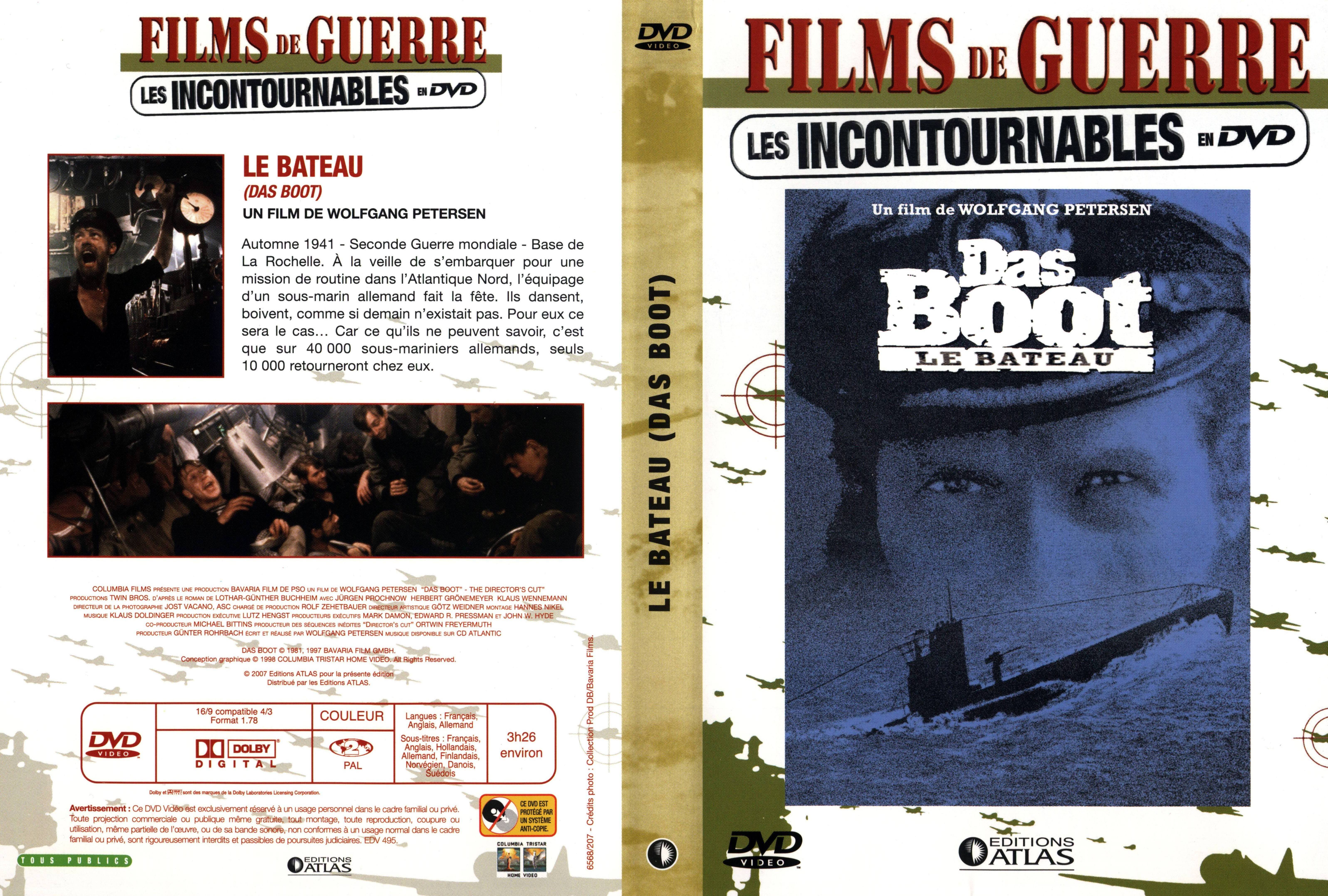 Jaquette DVD Das Boot - Le bateau v2