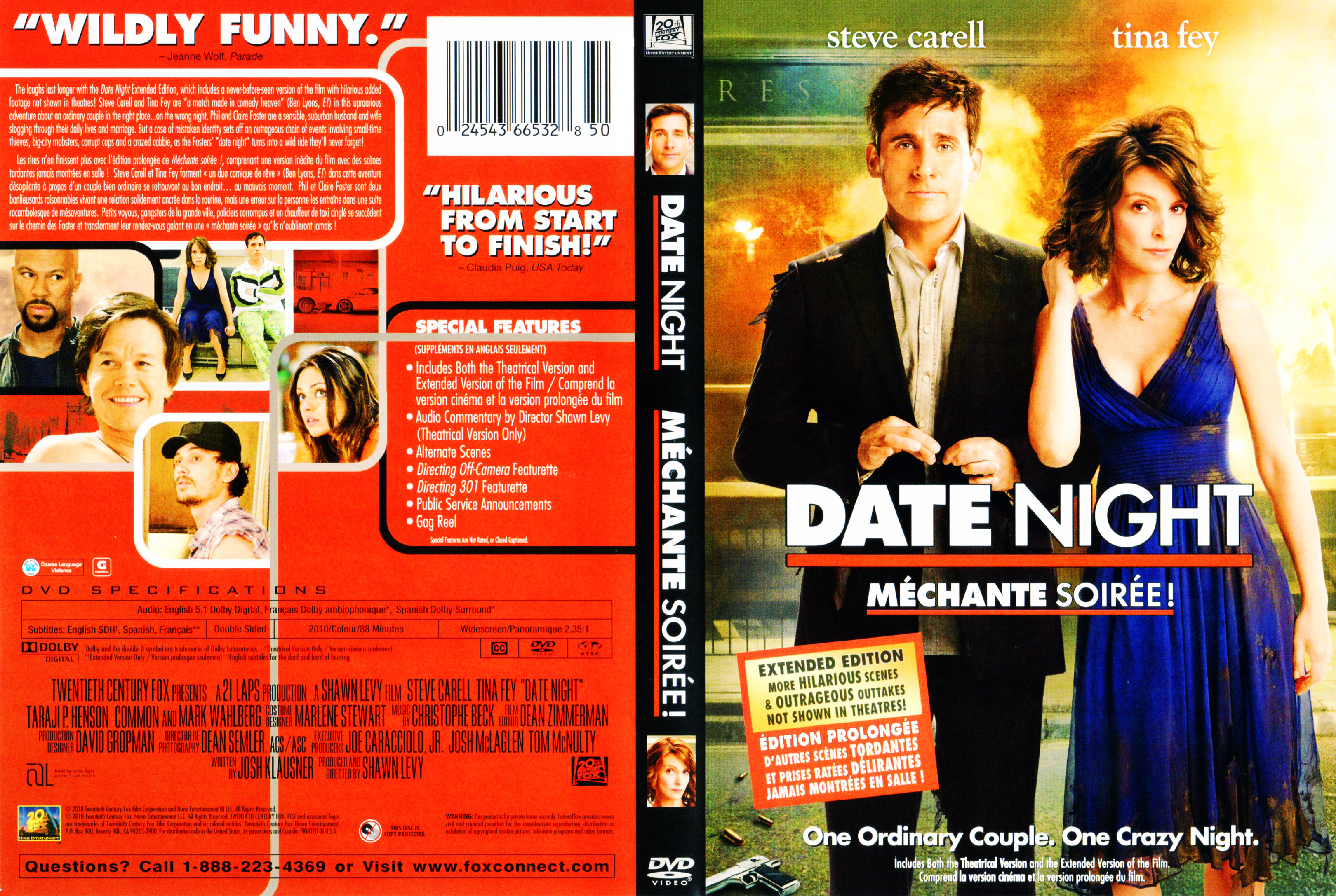 Jaquette DVD Date Night - Mchante soire (Canadienne)