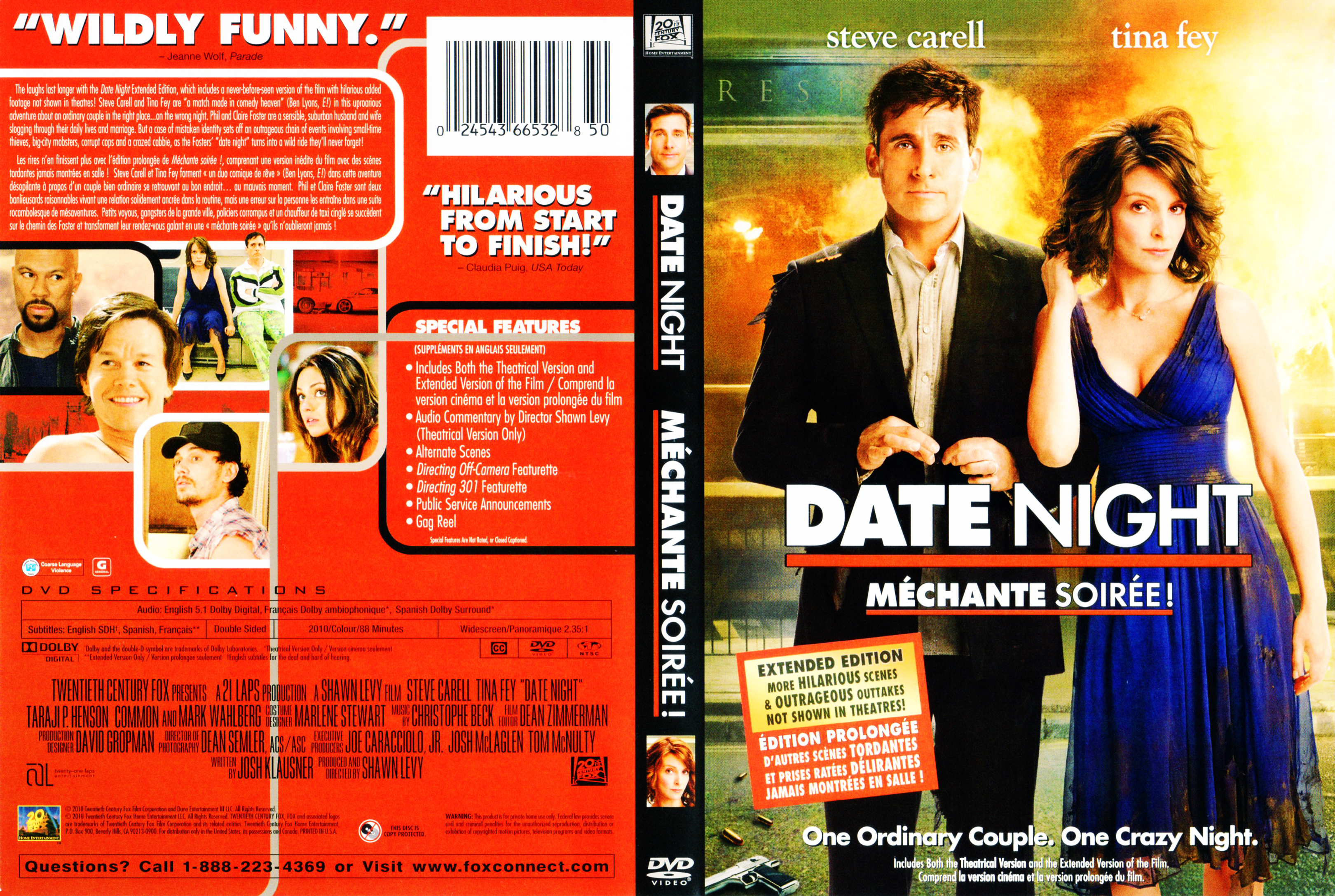 Jaquette DVD Date Night - Méchante soirée (Canadienne)