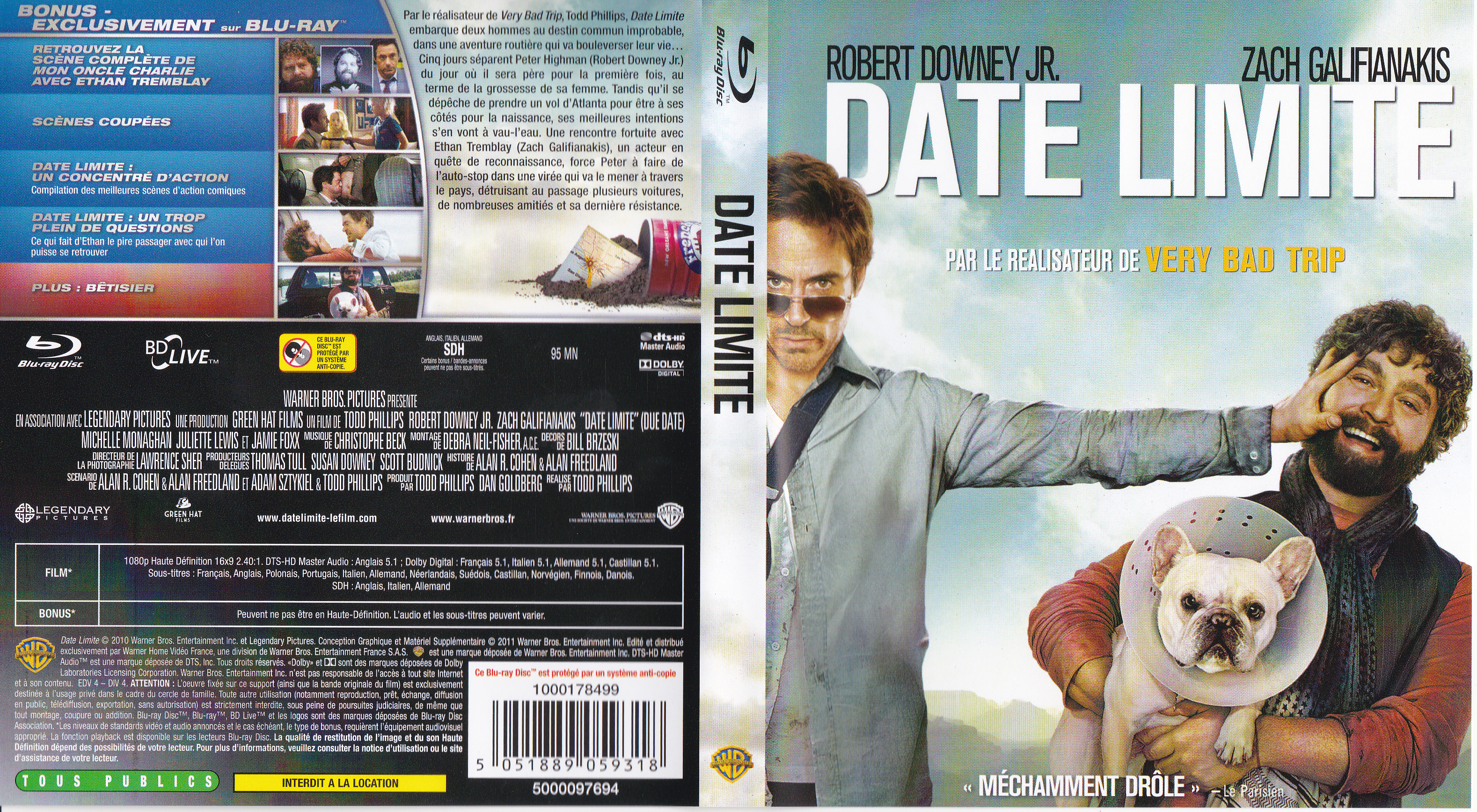 Jaquette DVD Date limite (BLU-RAY) v2