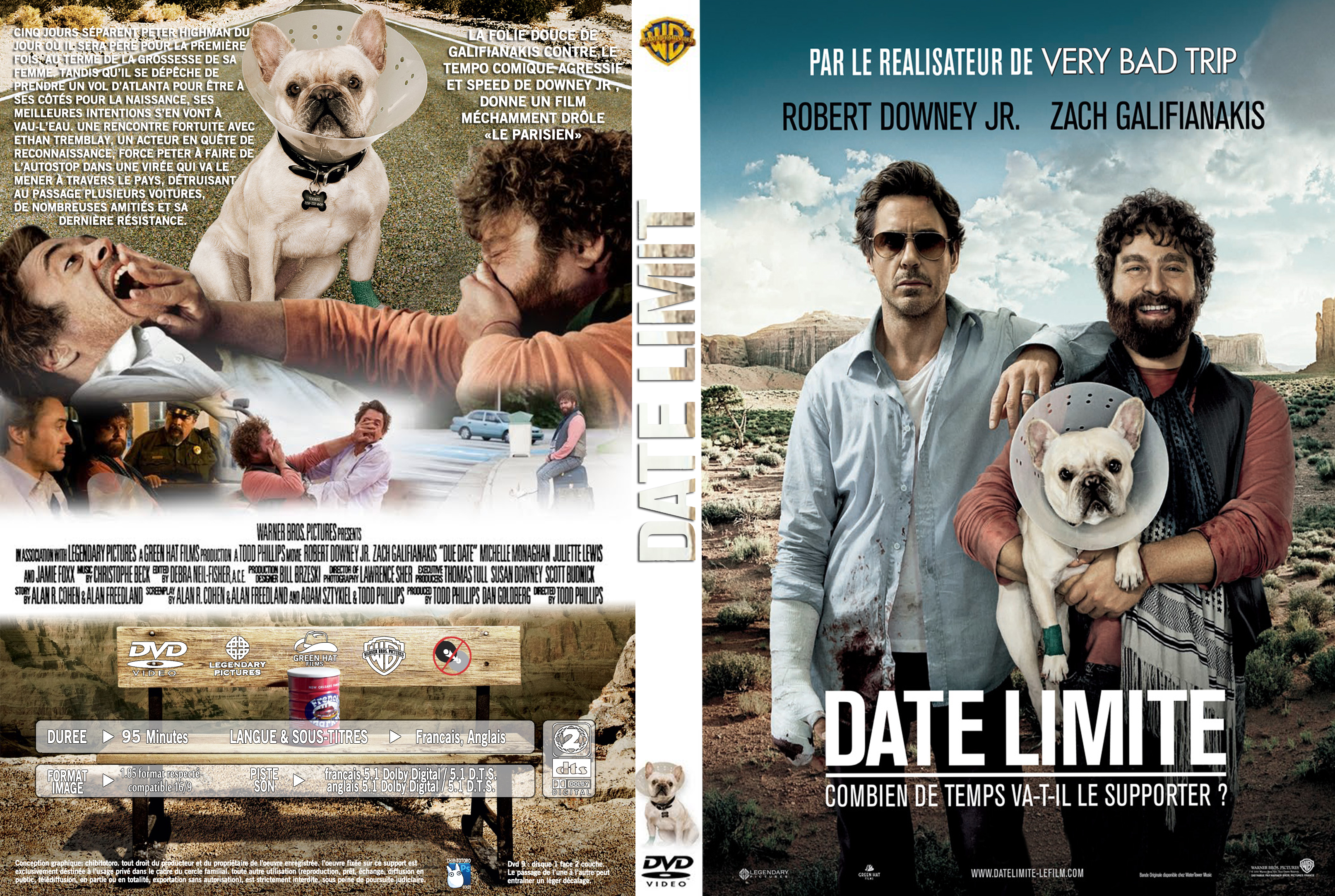 Jaquette DVD Date limite custom