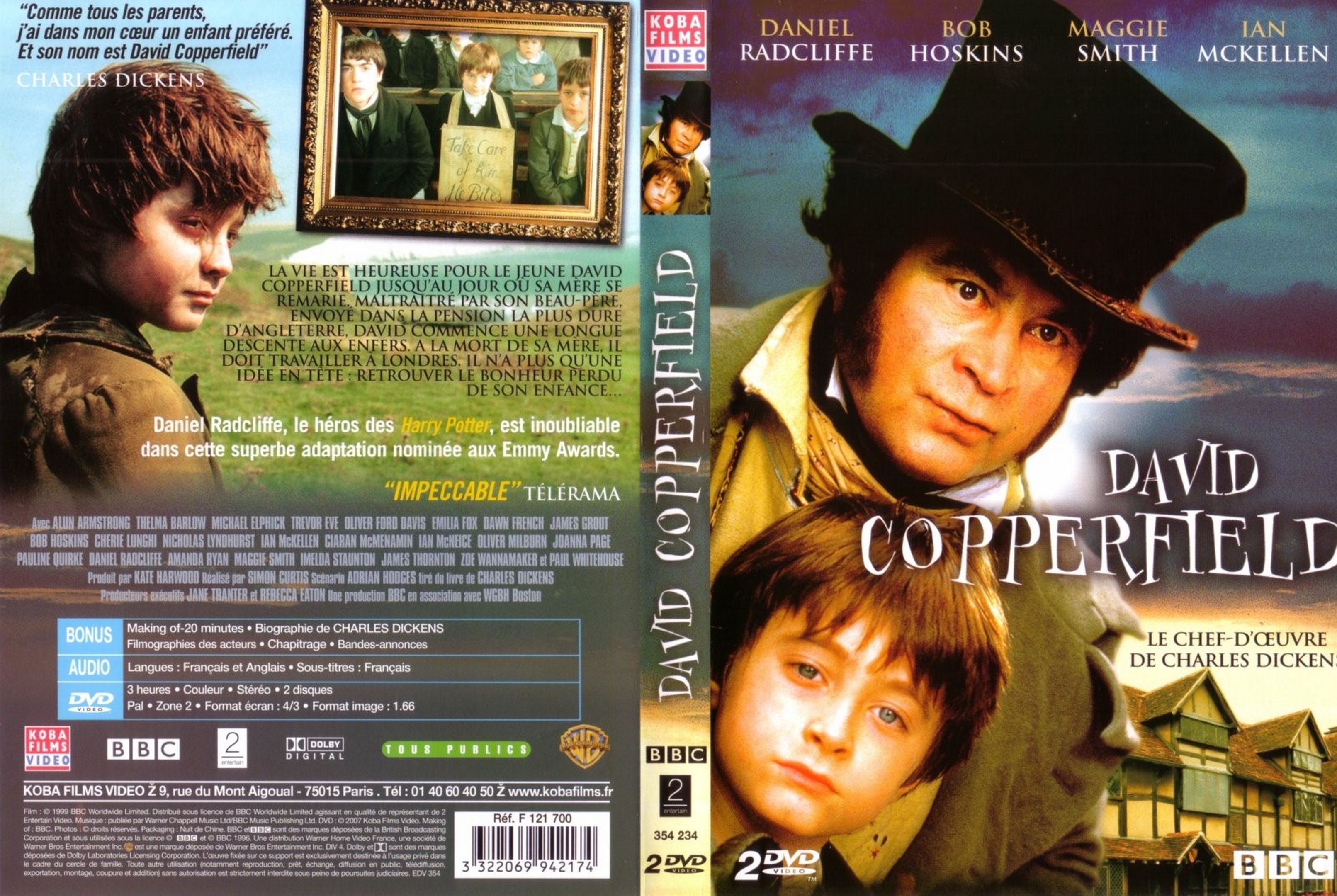 Jaquette DVD David Copperfield