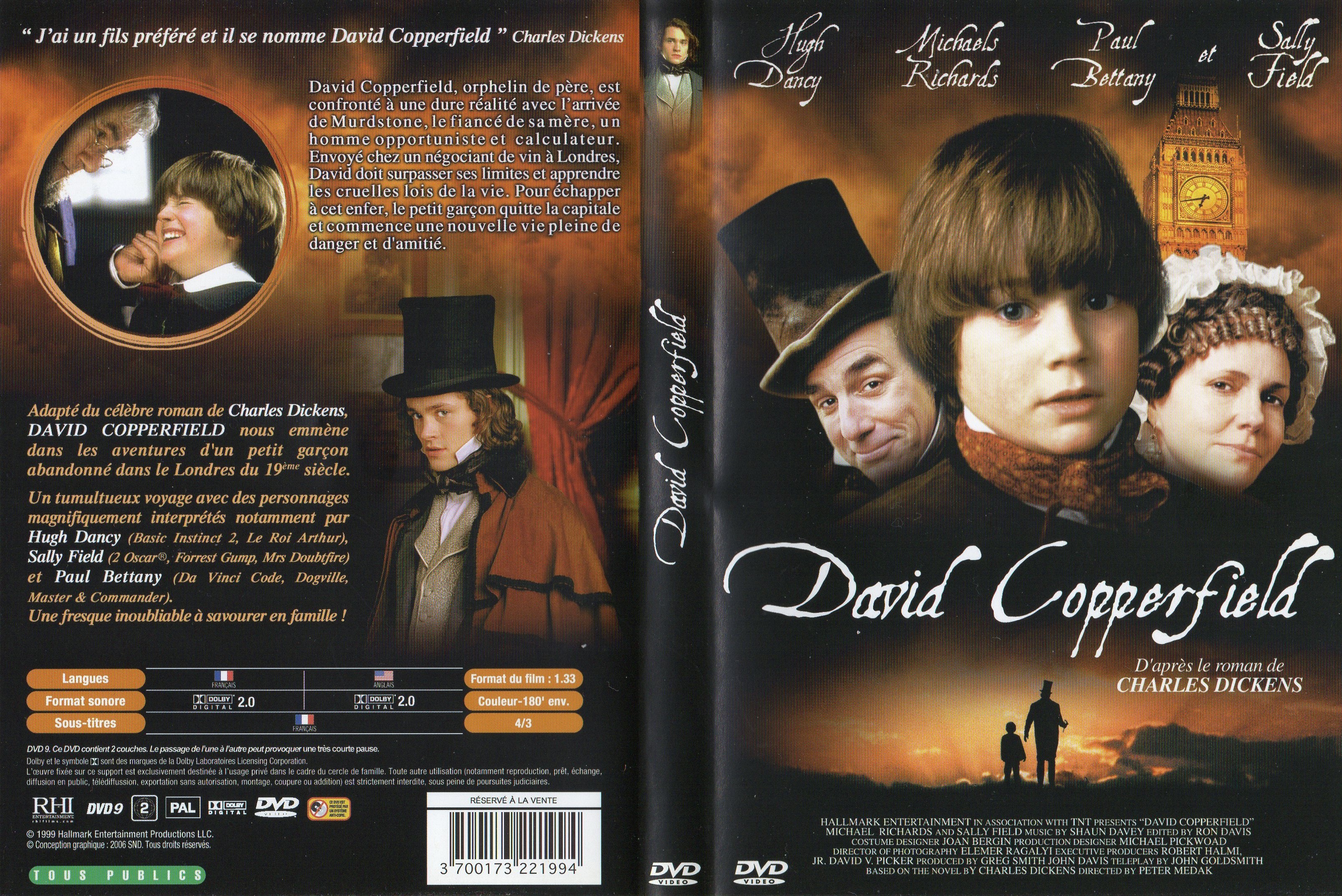 Jaquette DVD David Copperfield (1999)