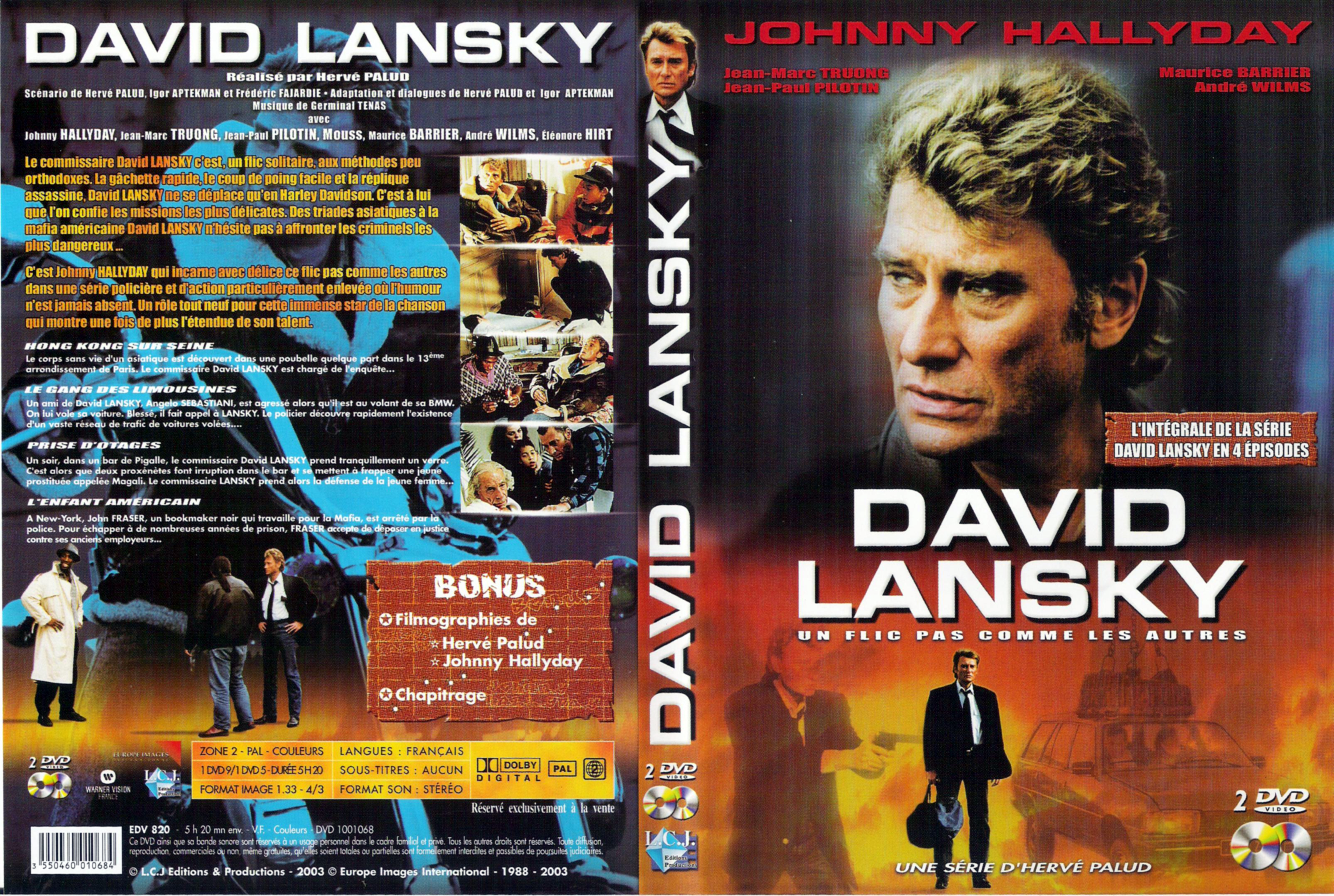 Jaquette DVD David Lansky