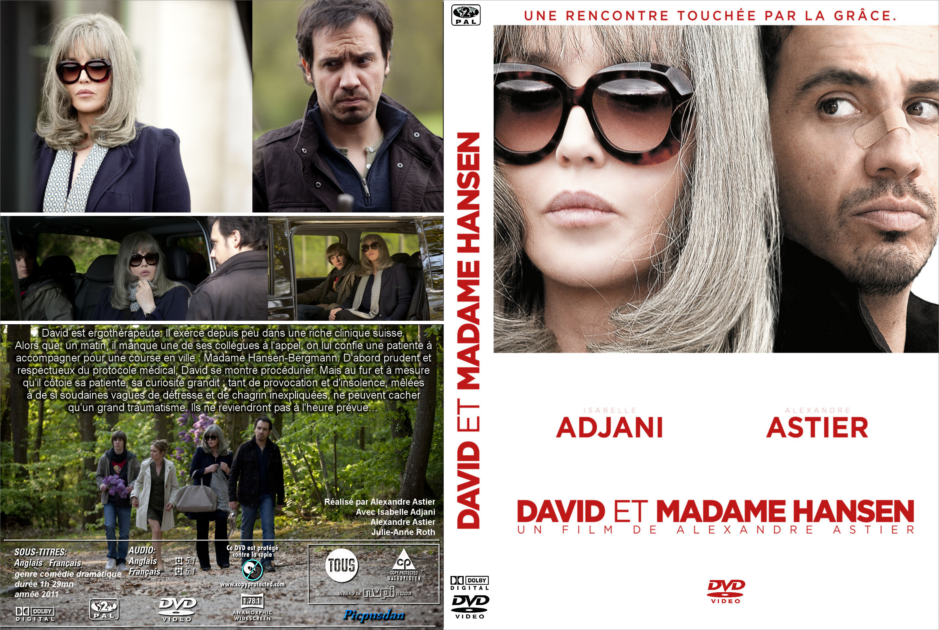 Jaquette DVD David et Madame Hansen custom