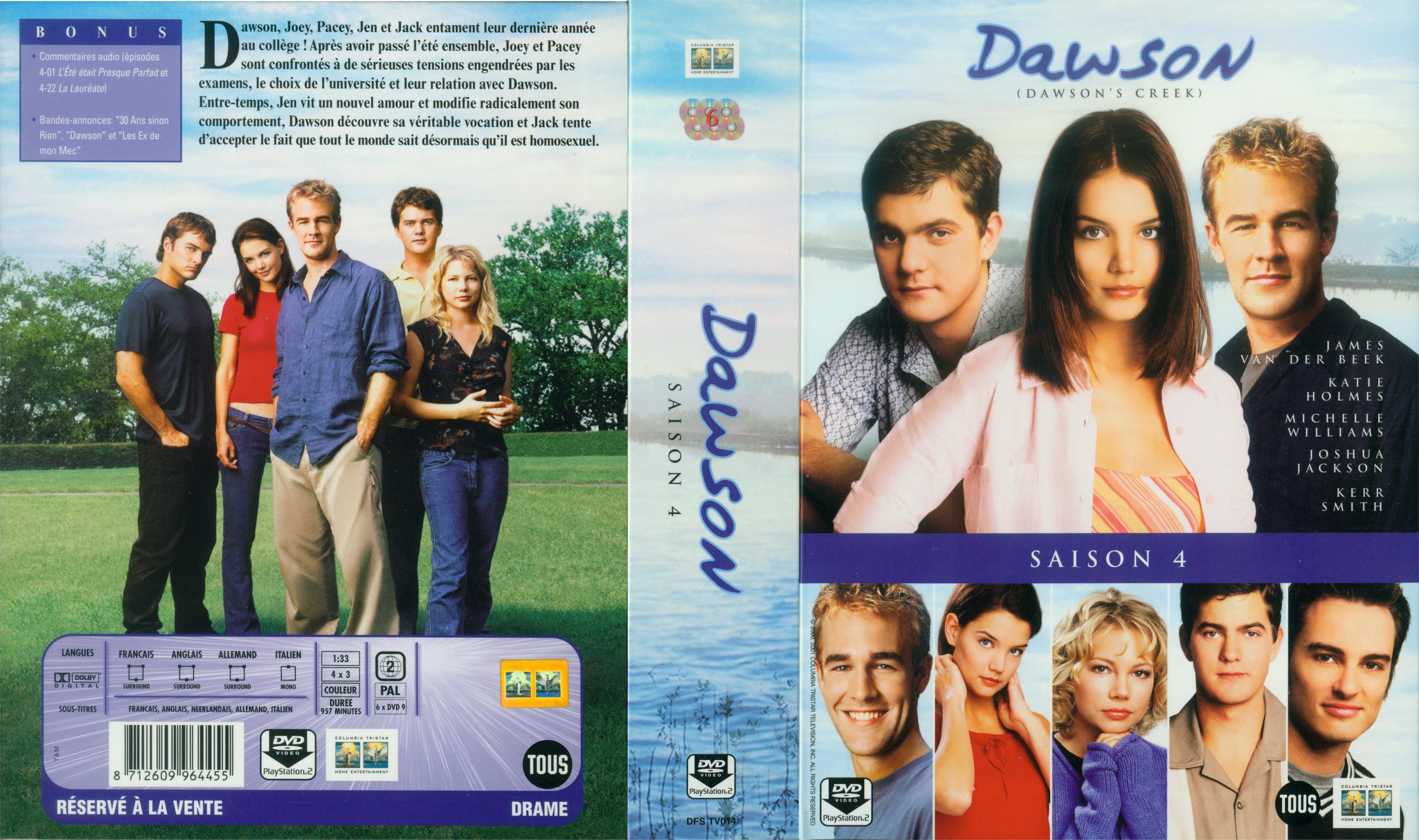 Jaquette DVD Dawson saison 4 COFFRET