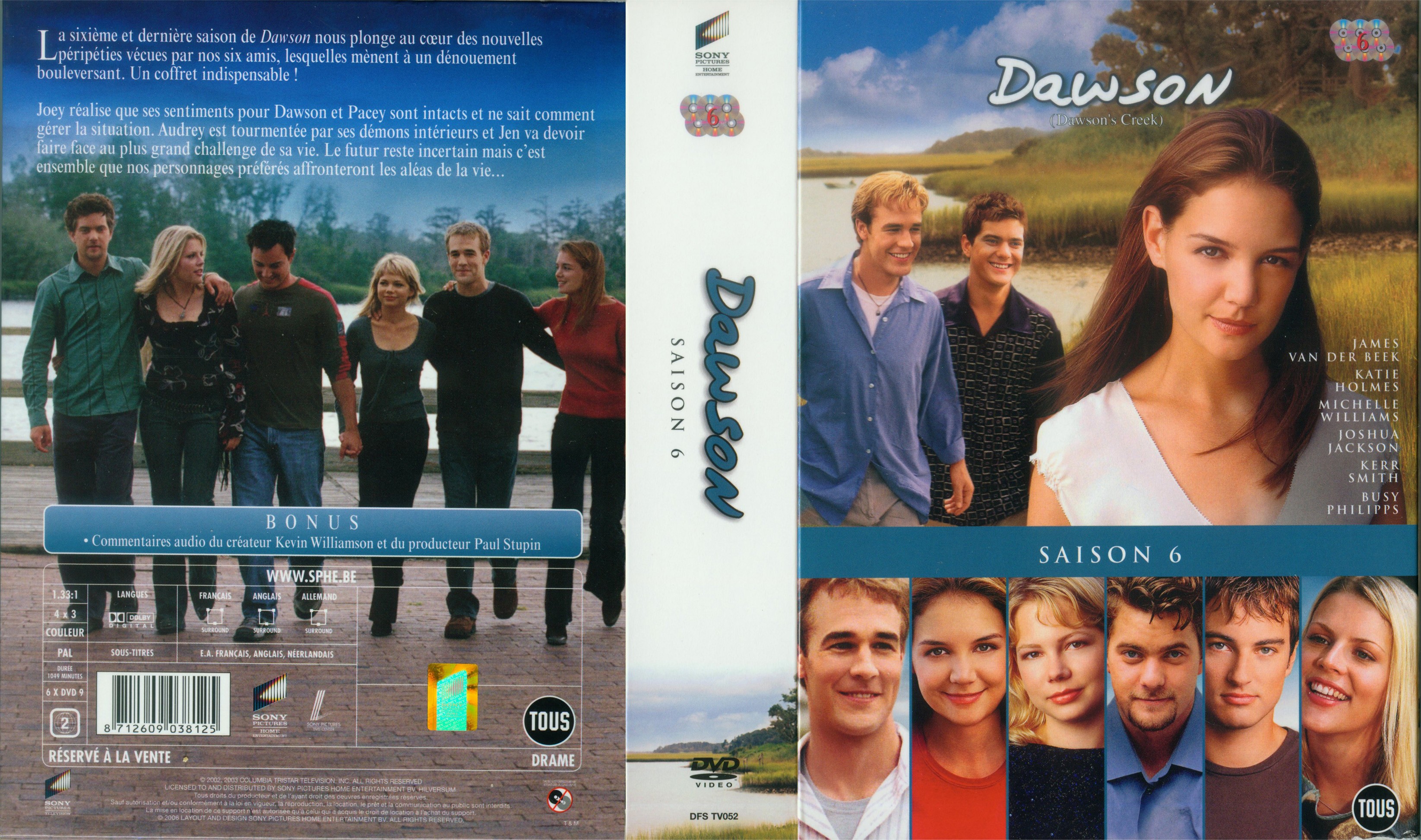 Jaquette DVD Dawson saison 6 COFFRET