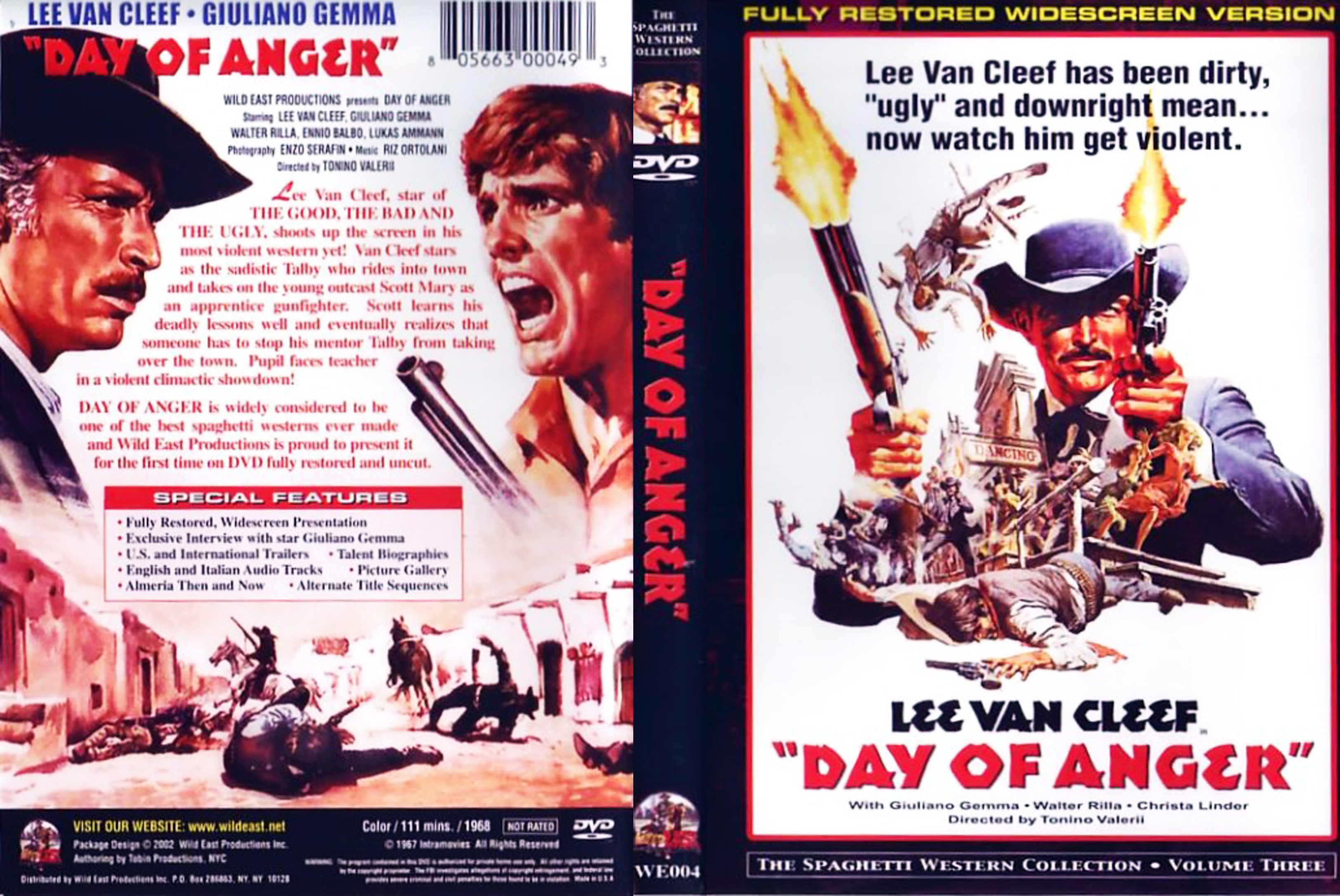 Jaquette DVD Day of anger Zone 1