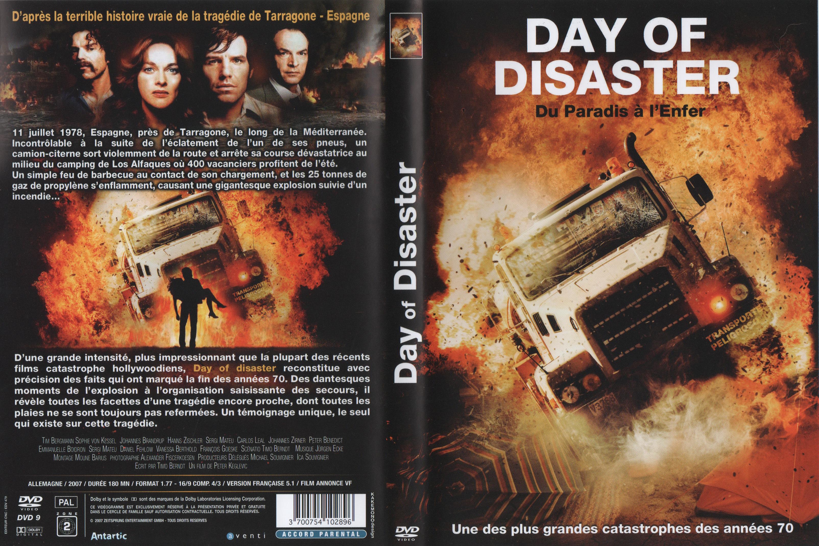 Jaquette DVD Day of dysaster