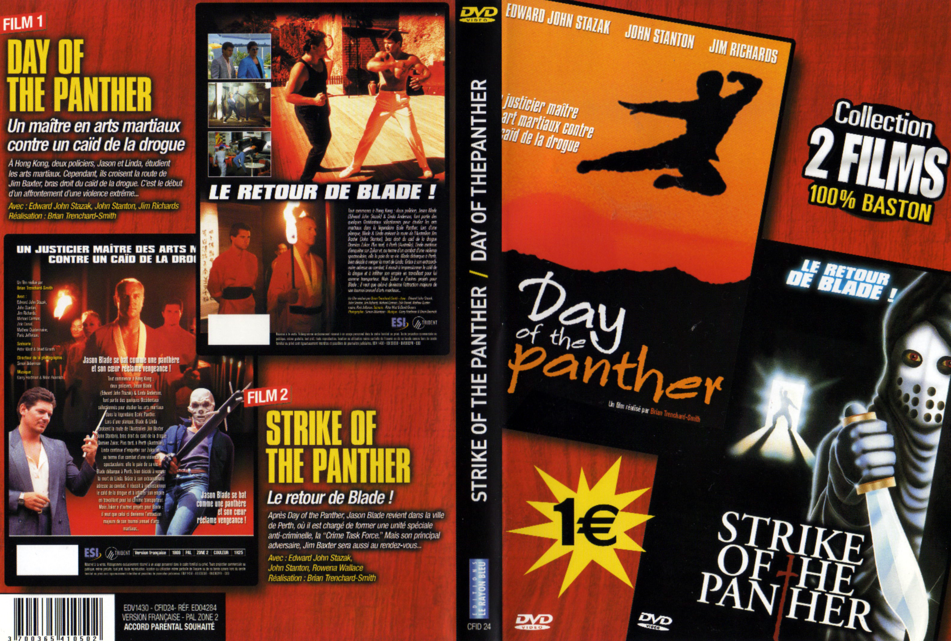 Jaquette DVD Day of the Panther - Strike of the Panther