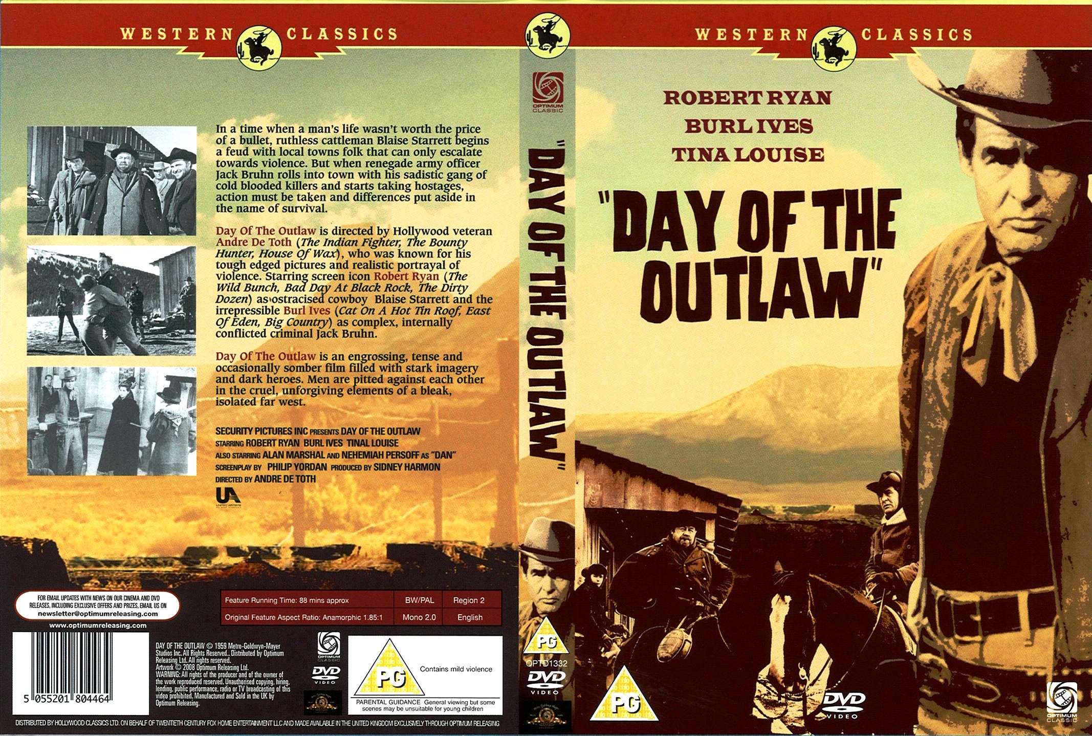 Jaquette DVD Day of the outlaw