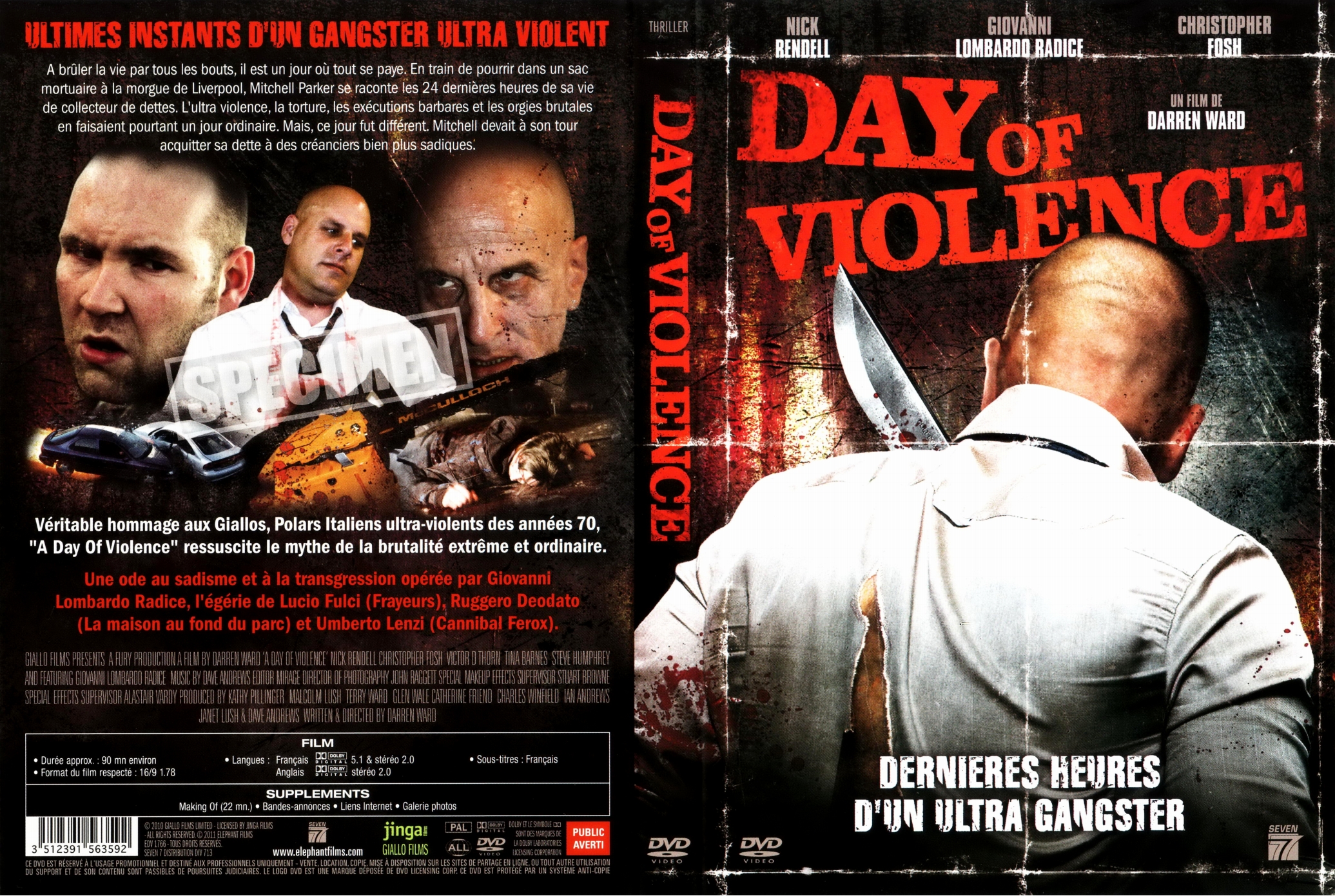 Jaquette DVD Day of violence