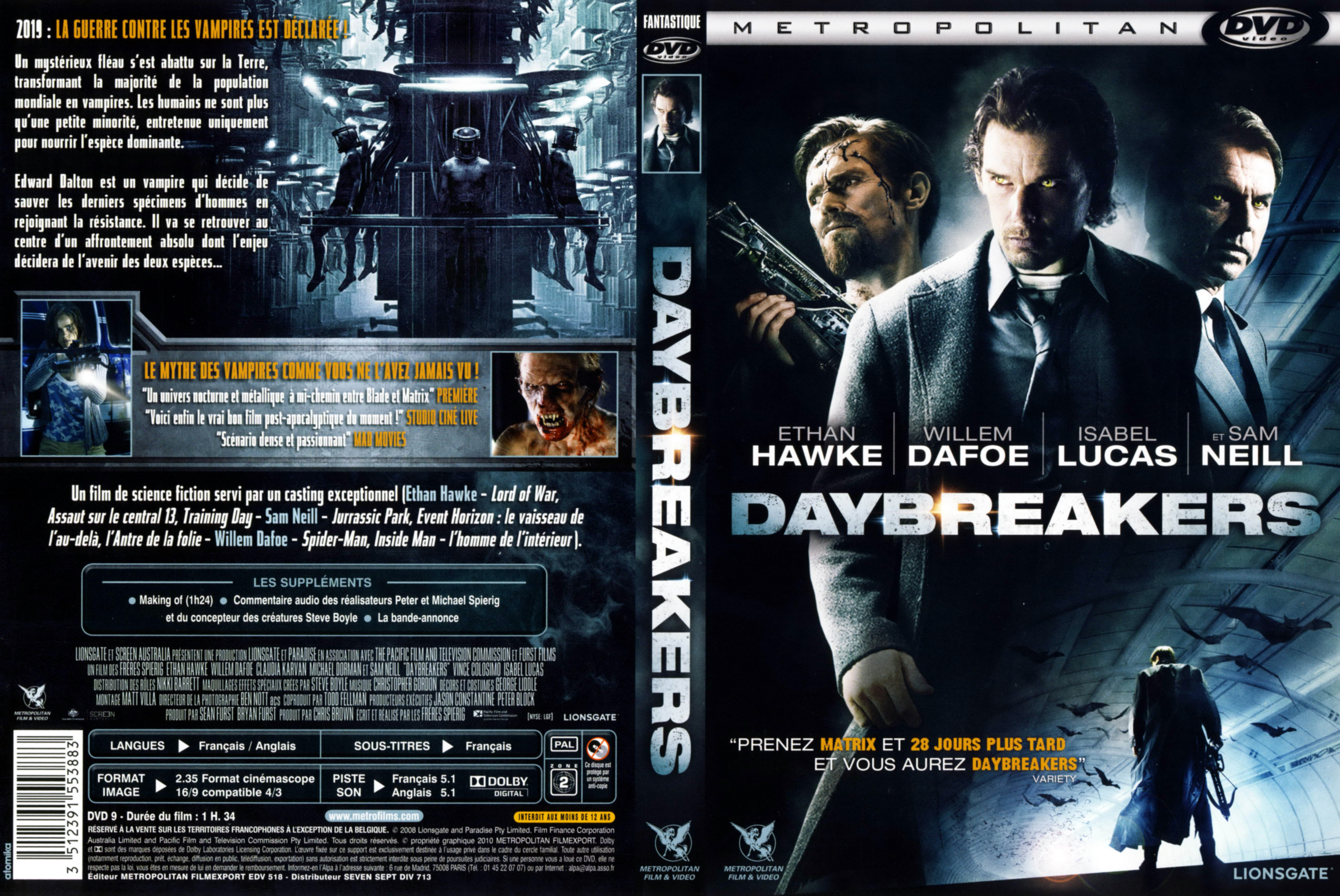 Jaquette DVD Daybreakers
