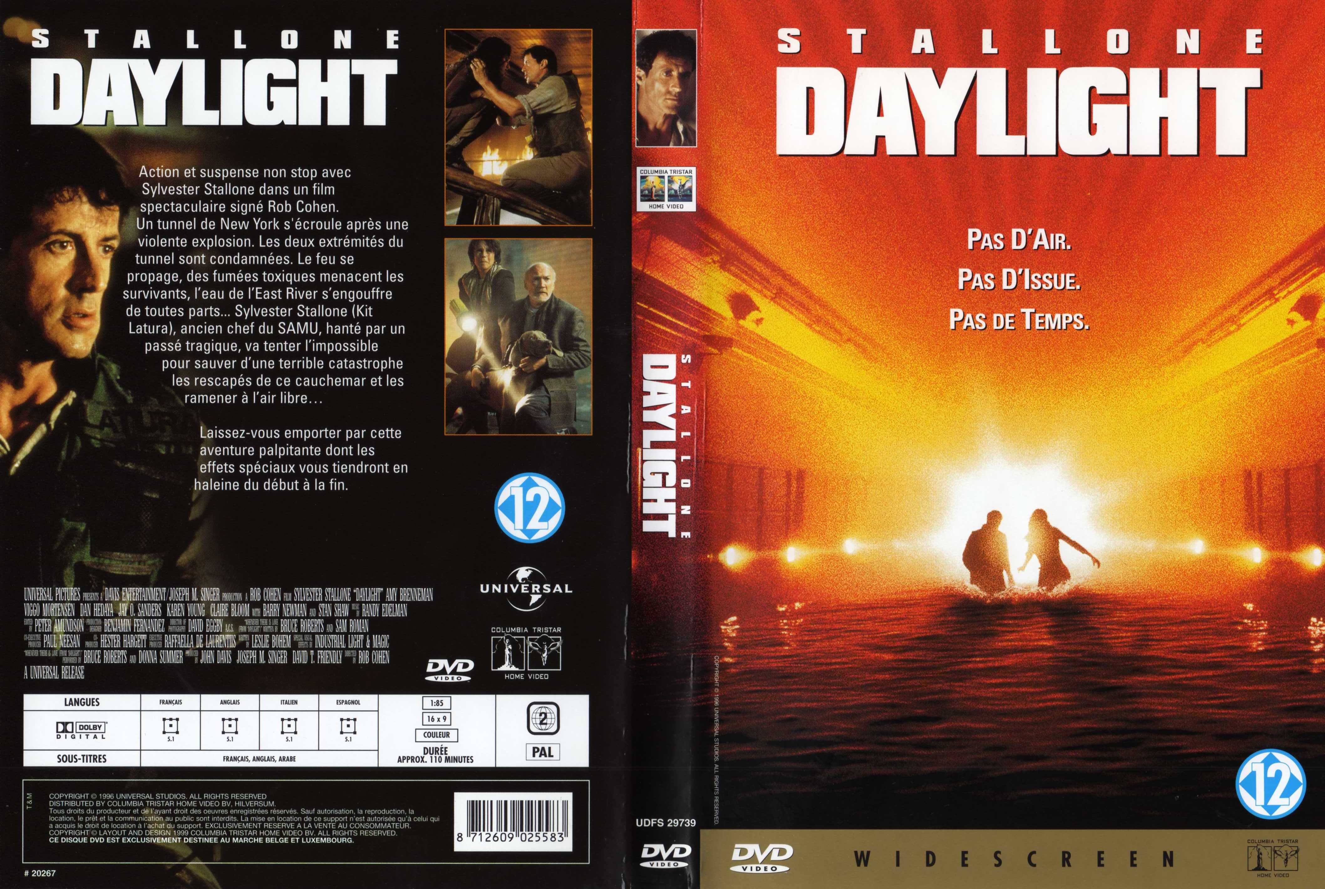 Jaquette DVD Daylight v3
