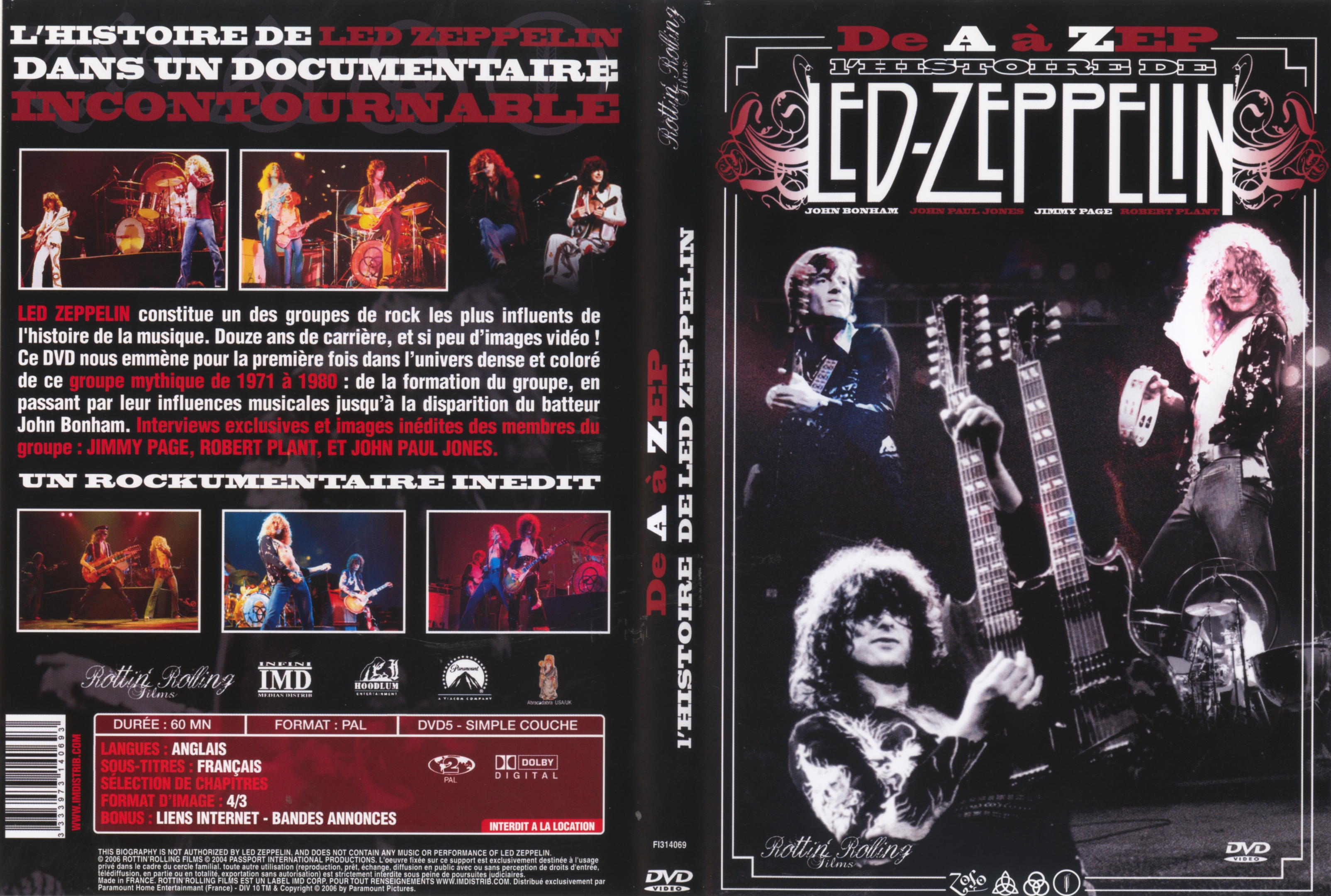 Jaquette DVD De A  ZEP l