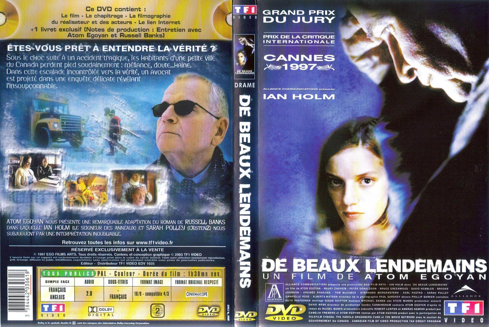 Jaquette DVD De beaux lendemains