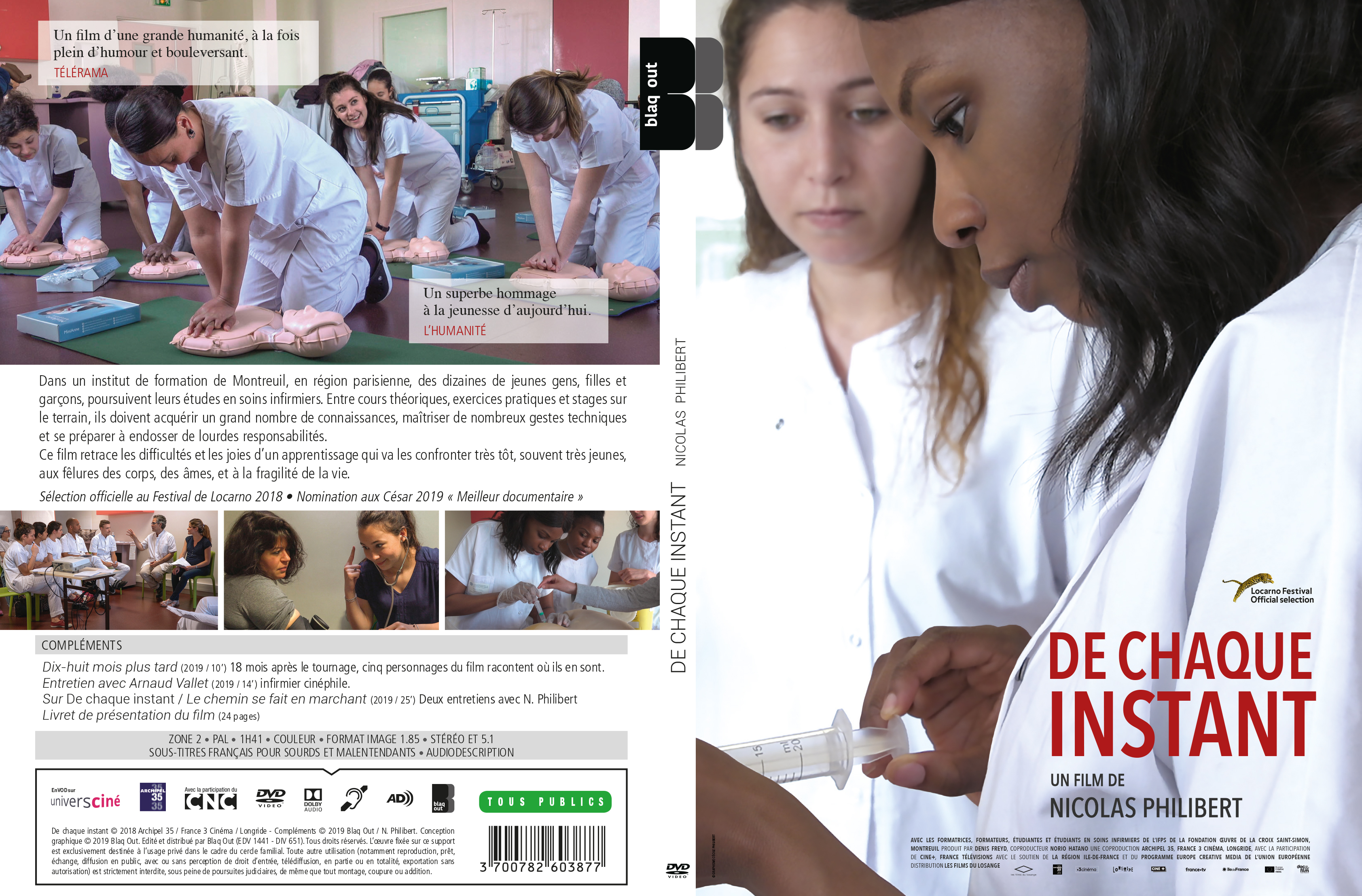 Jaquette DVD De chaque instant