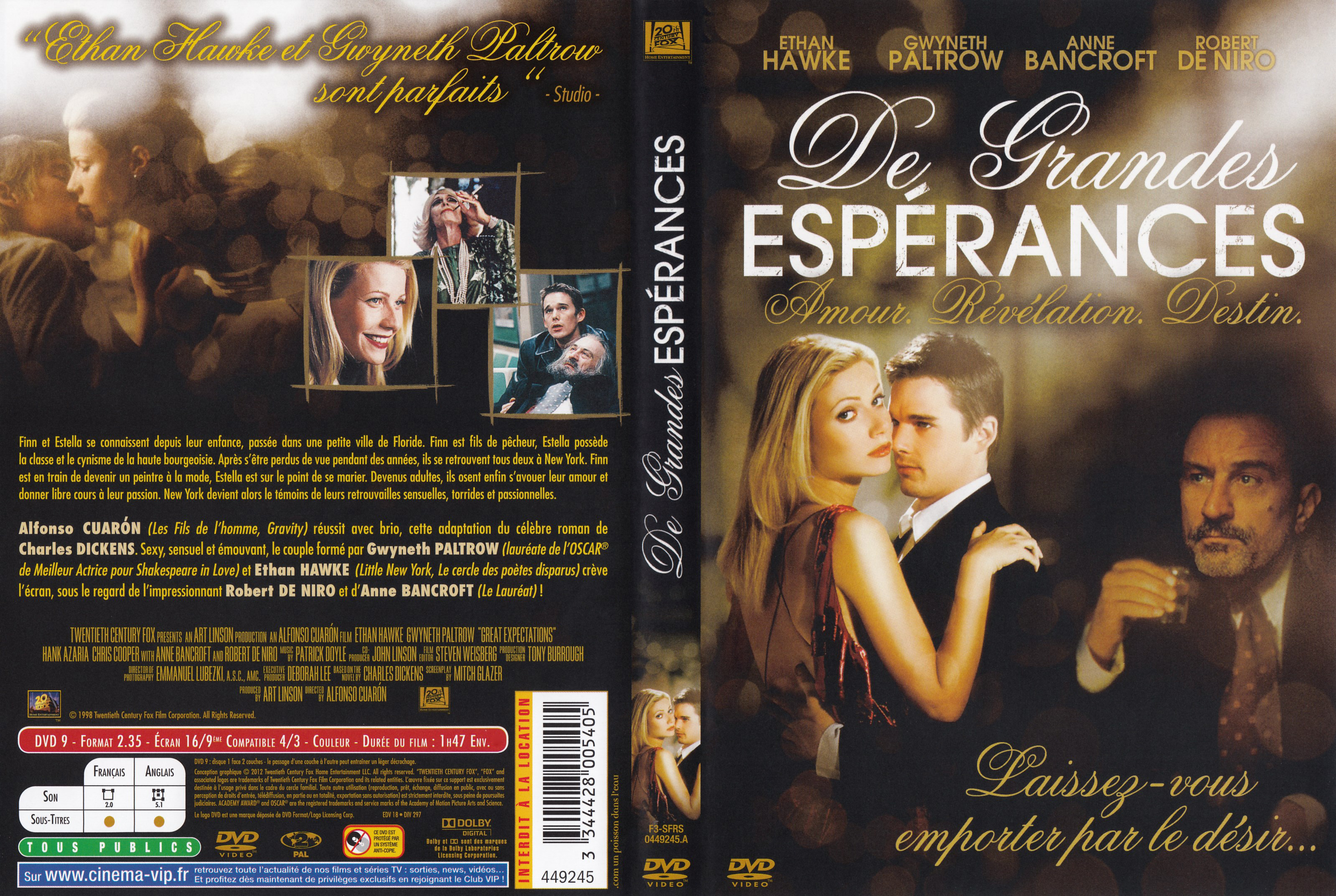 Jaquette DVD De grandes esprances v2