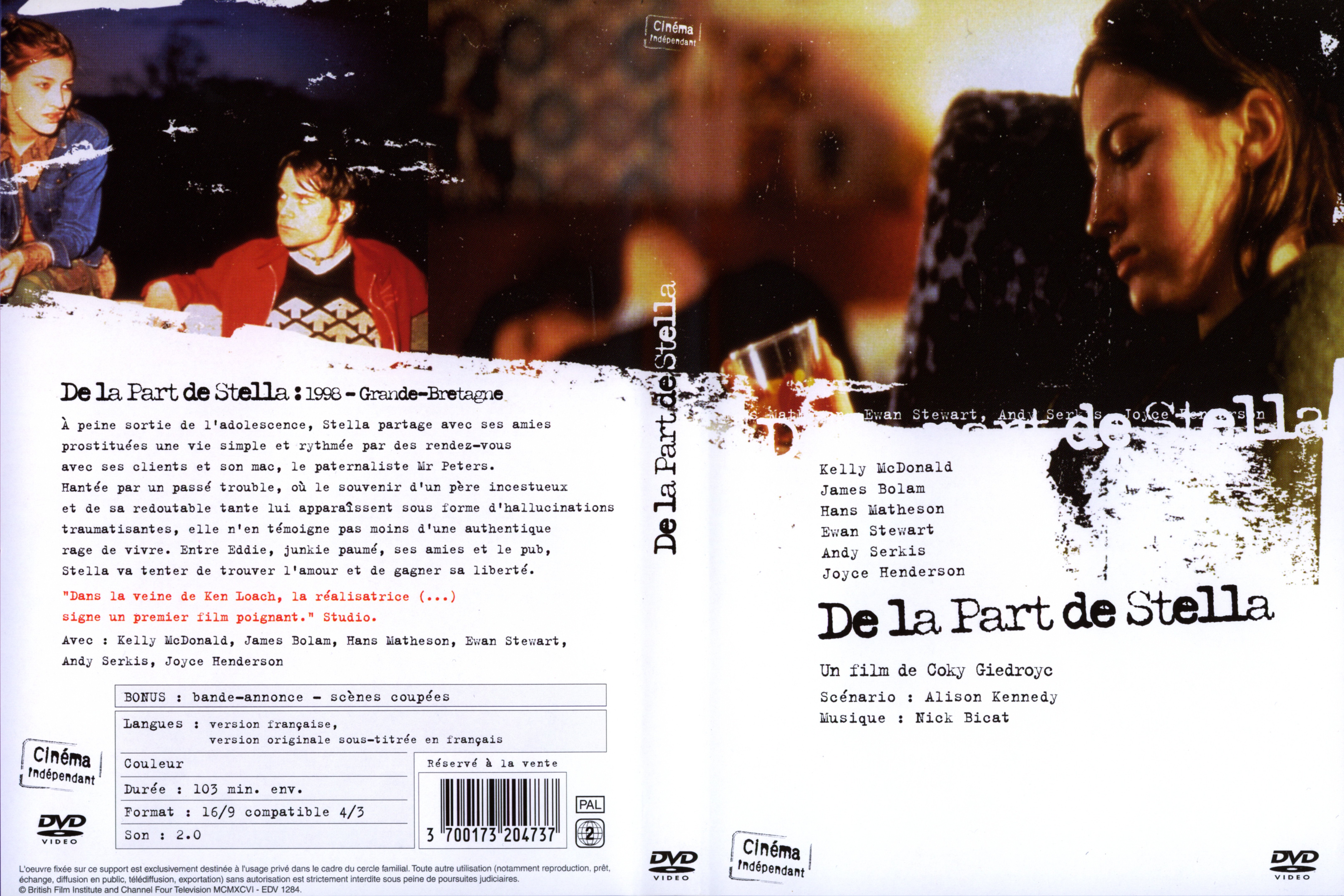 Jaquette DVD De la part de Stella