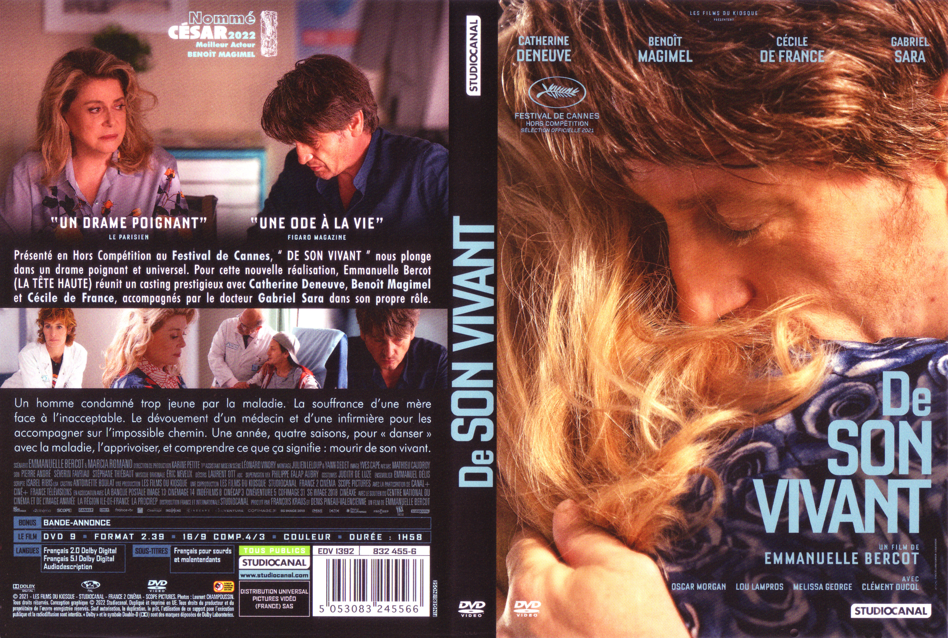 Jaquette DVD De son vivant