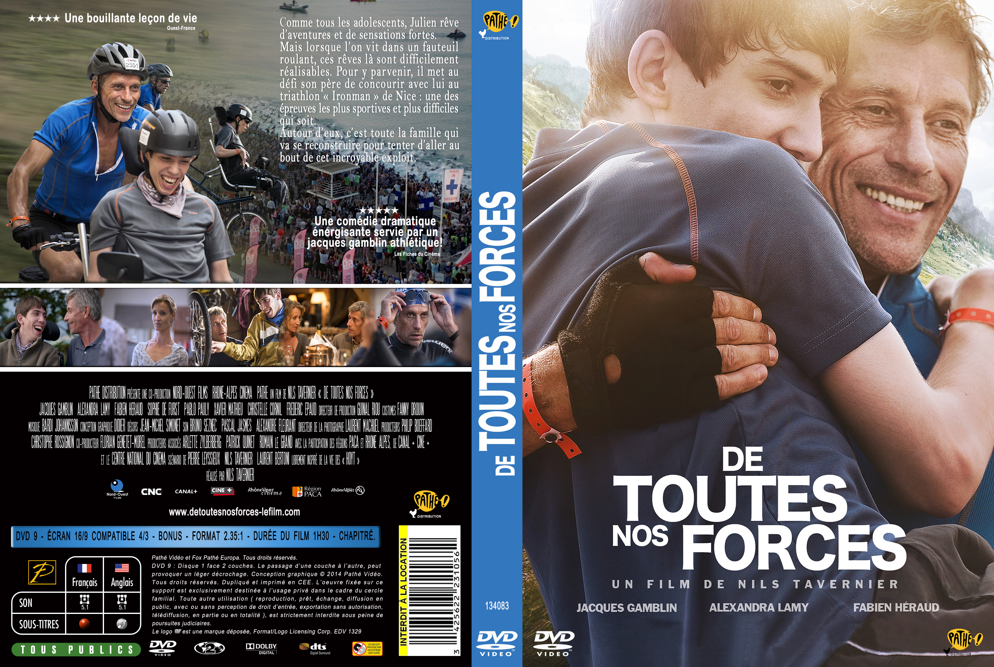 Jaquette DVD De toutes Nos forces custom