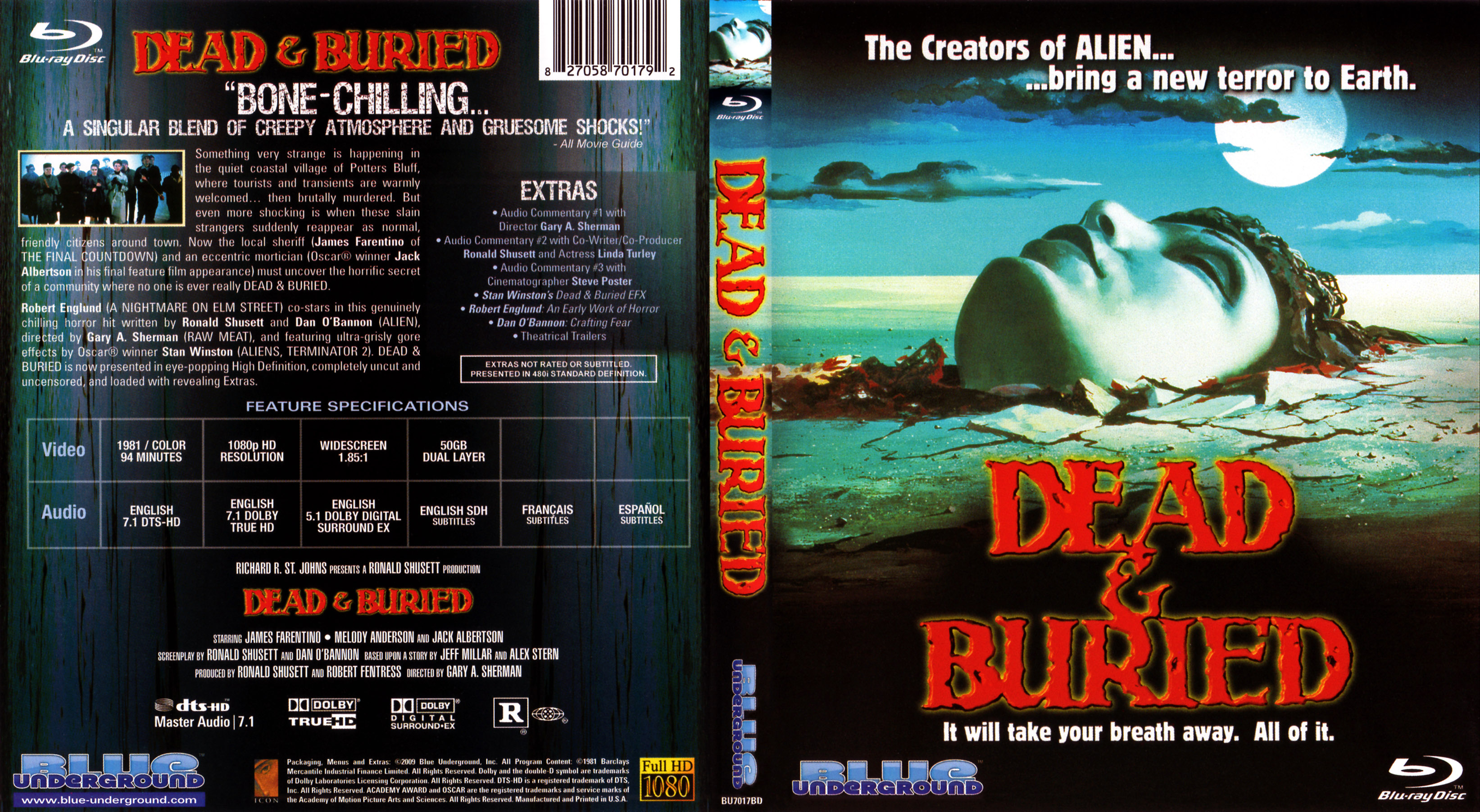 Jaquette DVD Dead & buried Zone 1 (BLU-RAY)