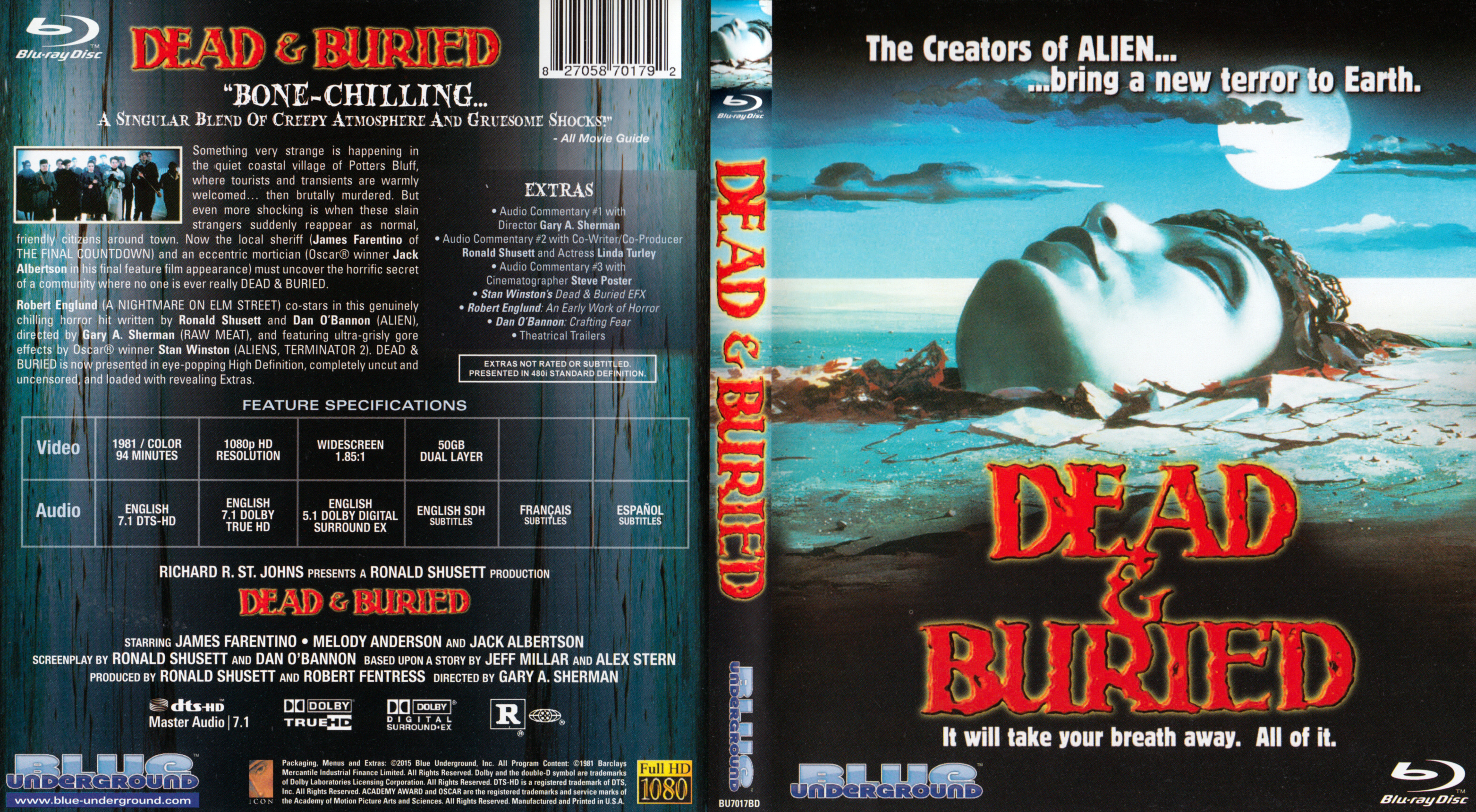Jaquette DVD Dead & buried Zone 1 (BLU-RAY) v2