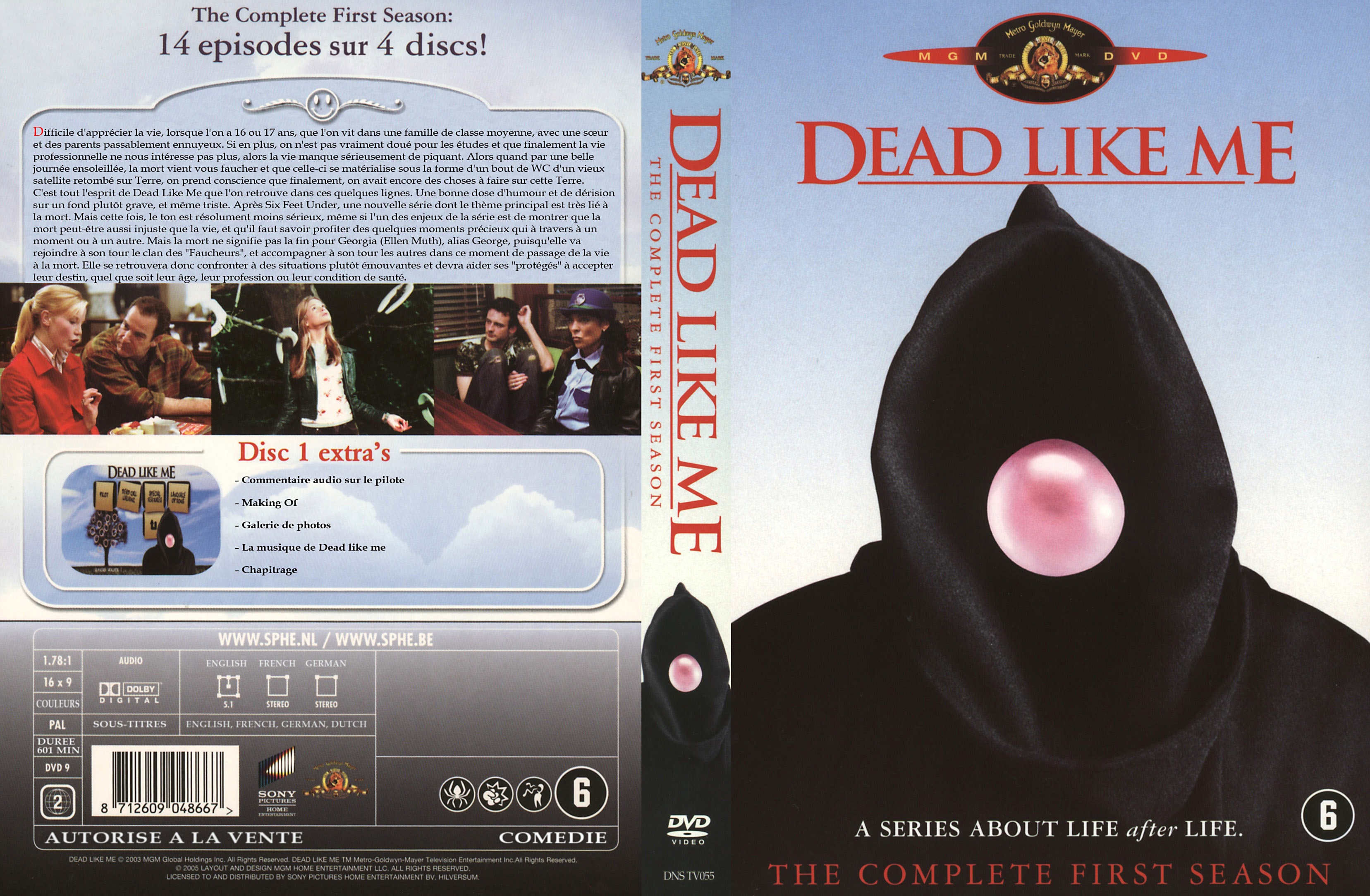 Jaquette DVD Dead Like Me saison 1 COFFRET