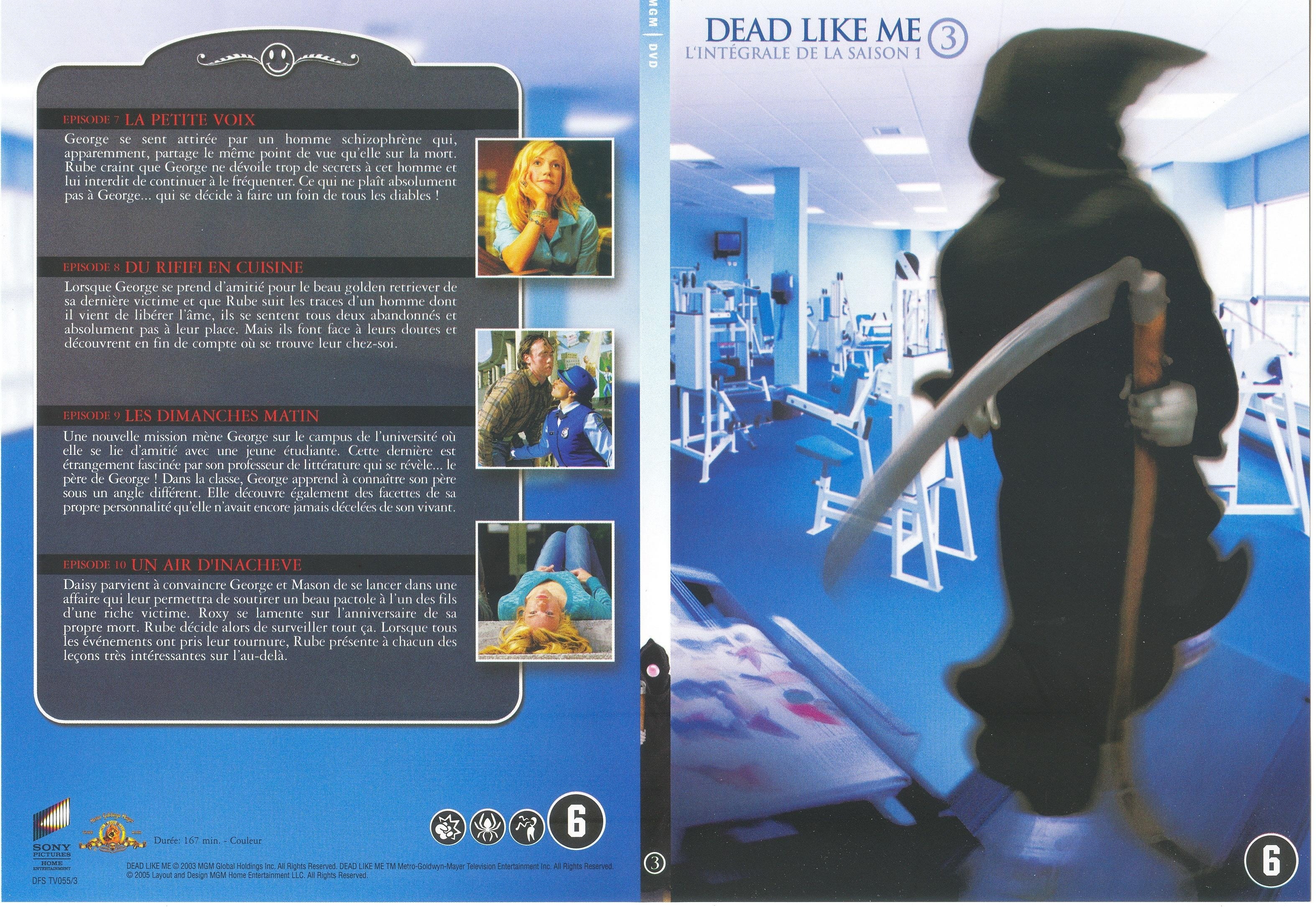 Jaquette DVD Dead Like Me saison 1 DVD 3